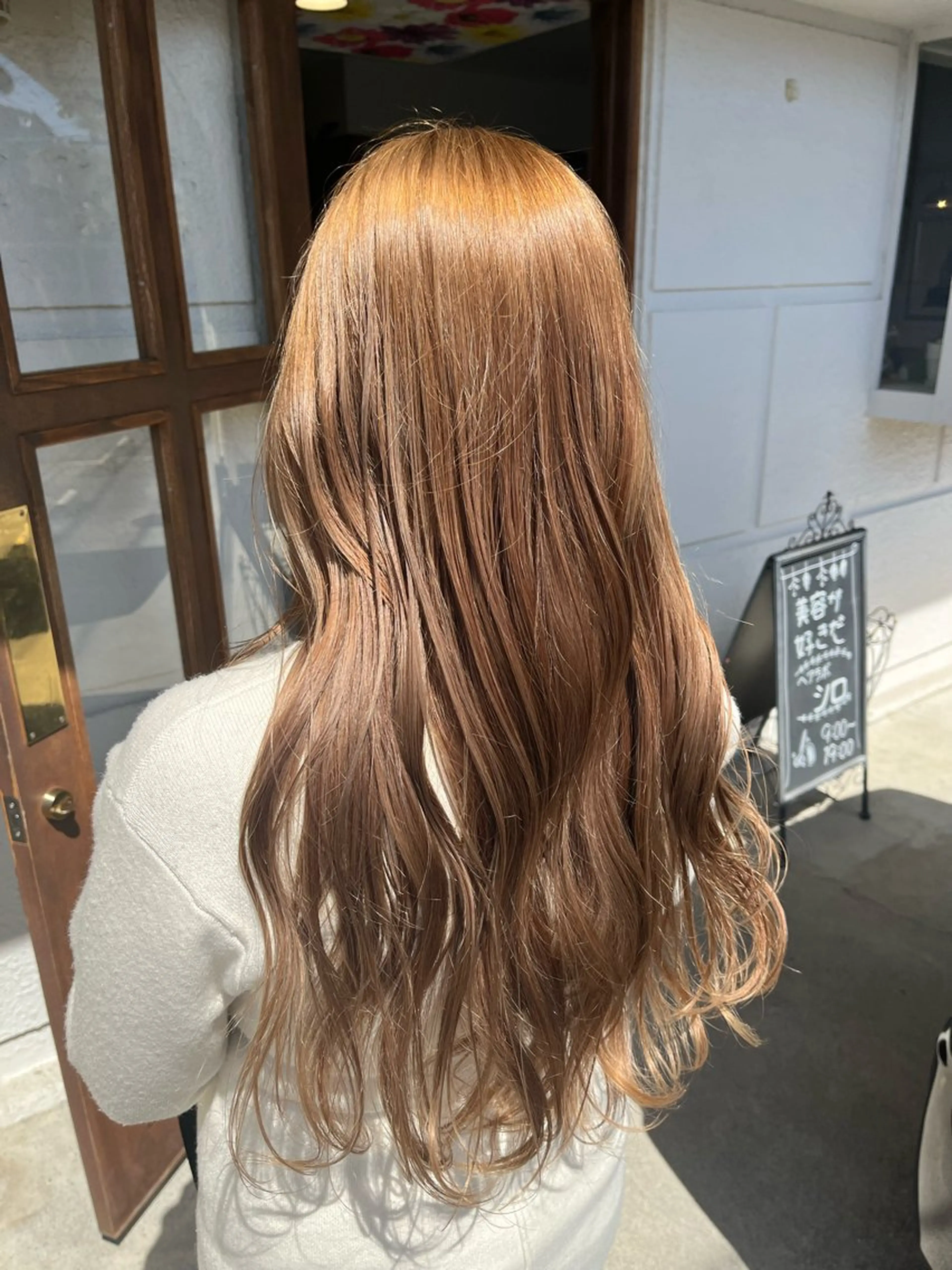 ロング ヘアカラー トリートメント 🫧ベージュカラー× レイヤー🫧HARUのヘアスタイル