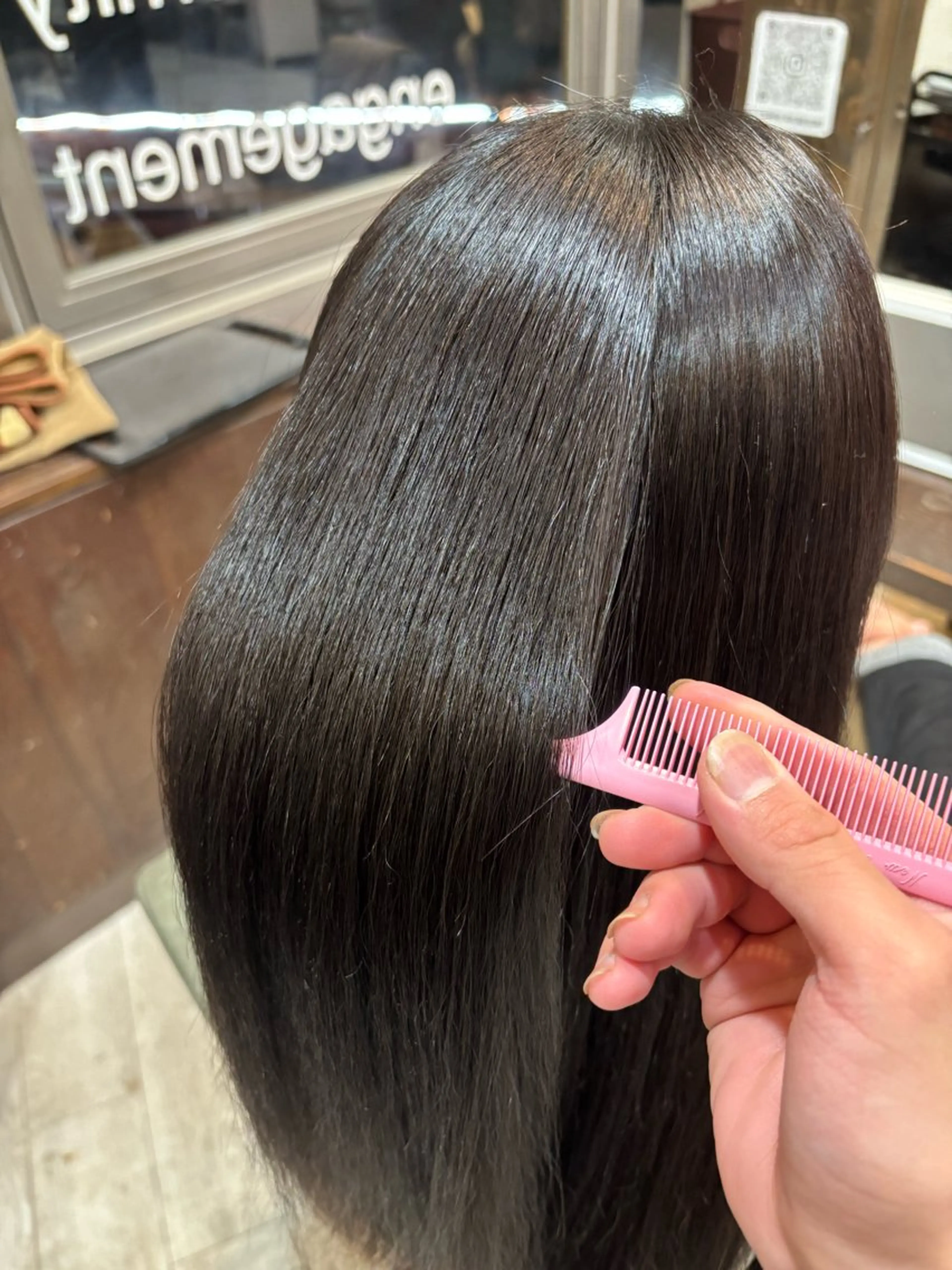 セミロング 縮毛矯正 【モデル様募集中】 渡邊 マサキのヘアスタイル