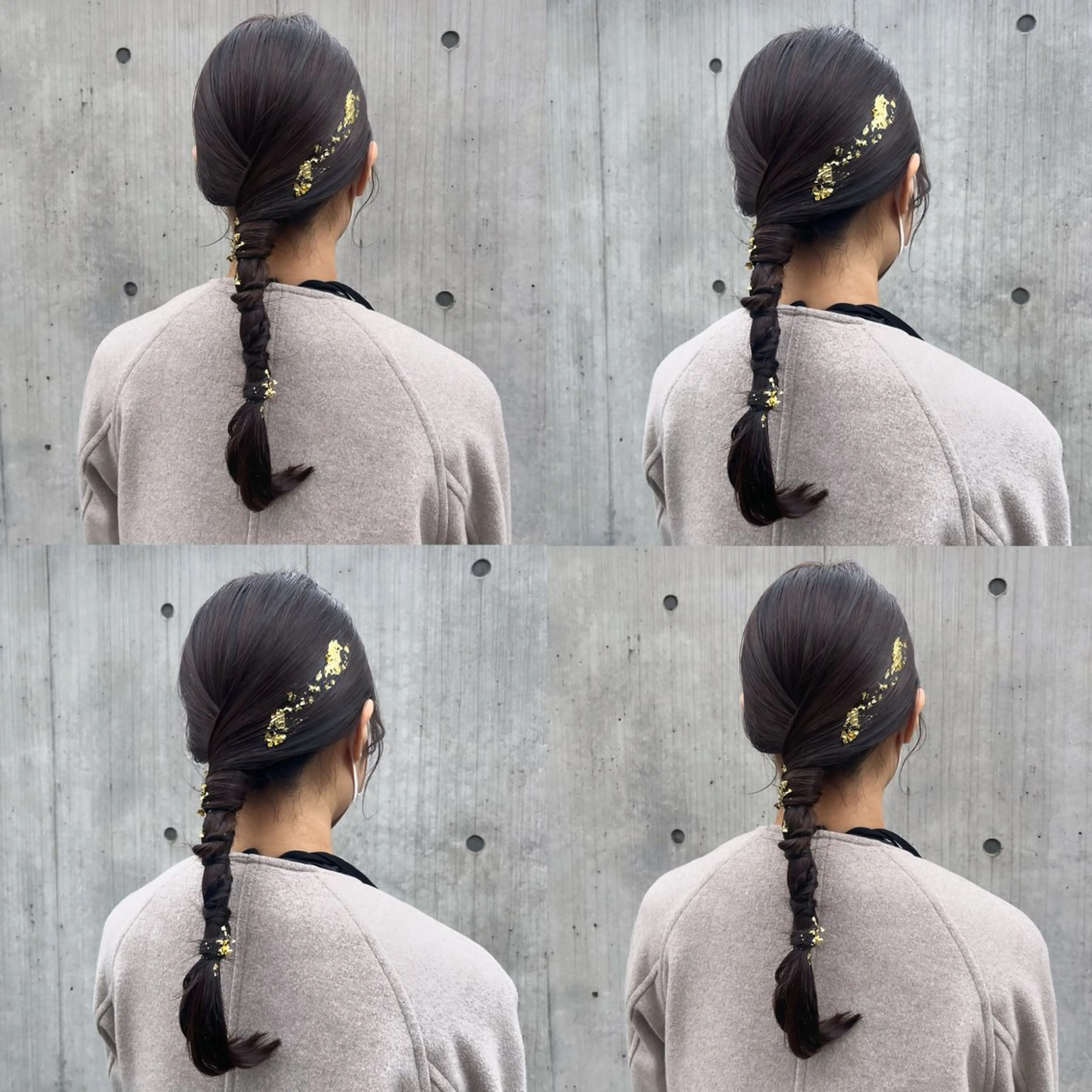 セミロング カラー ヘアセット カジュアルを女っぽく 𝗮𝘆𝗮𝗰𝗼のヘアスタイル