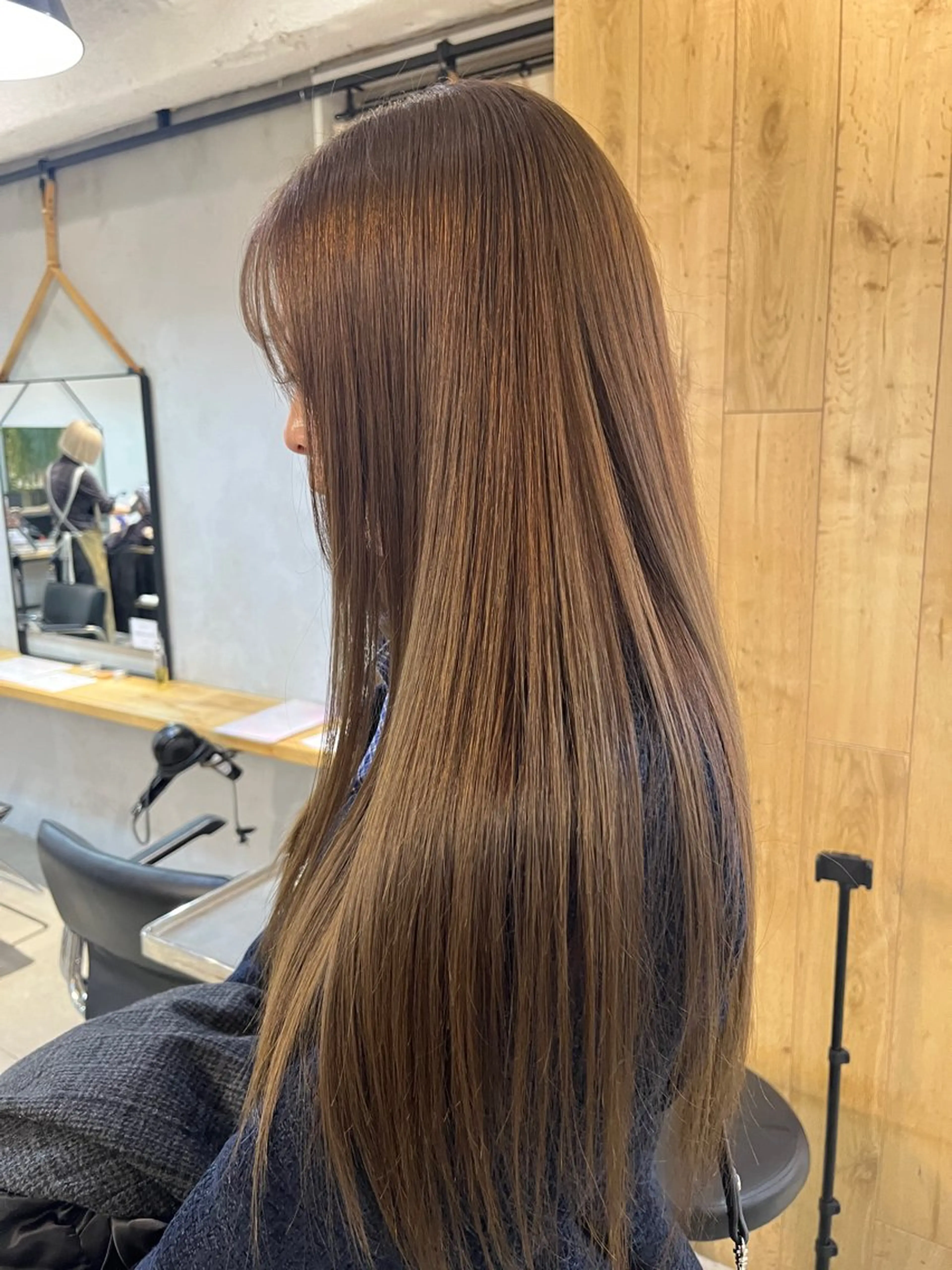 ロング カラー ヘアカラー トリートメント 赤み消しカラー/ ナチュラル/トモキのヘアスタイル