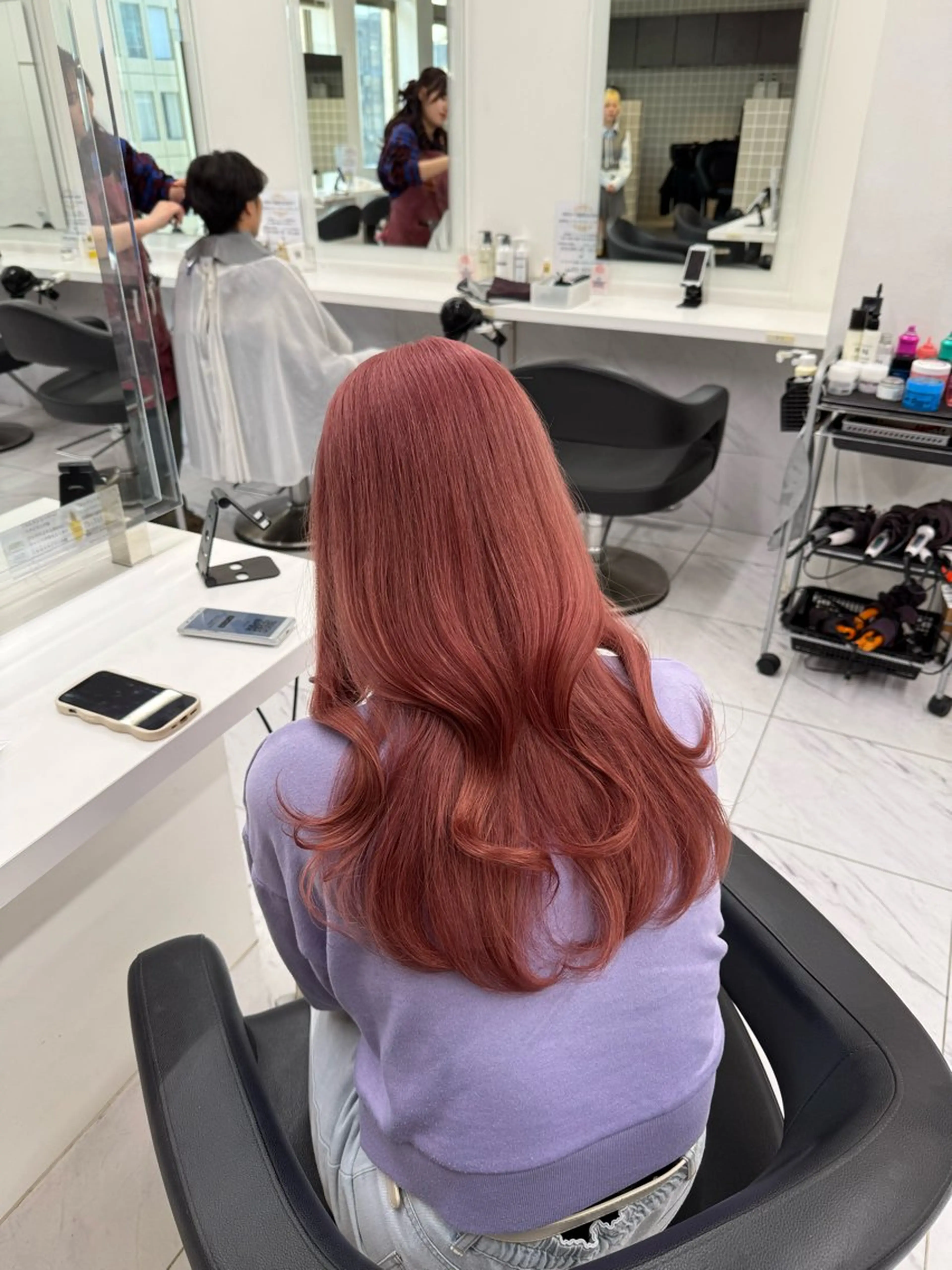 ロング カラー ヘアアレンジ ヘアカラー トリートメント ヘアセット 💗横浜美容室 💗HARUNAのヘアスタイル