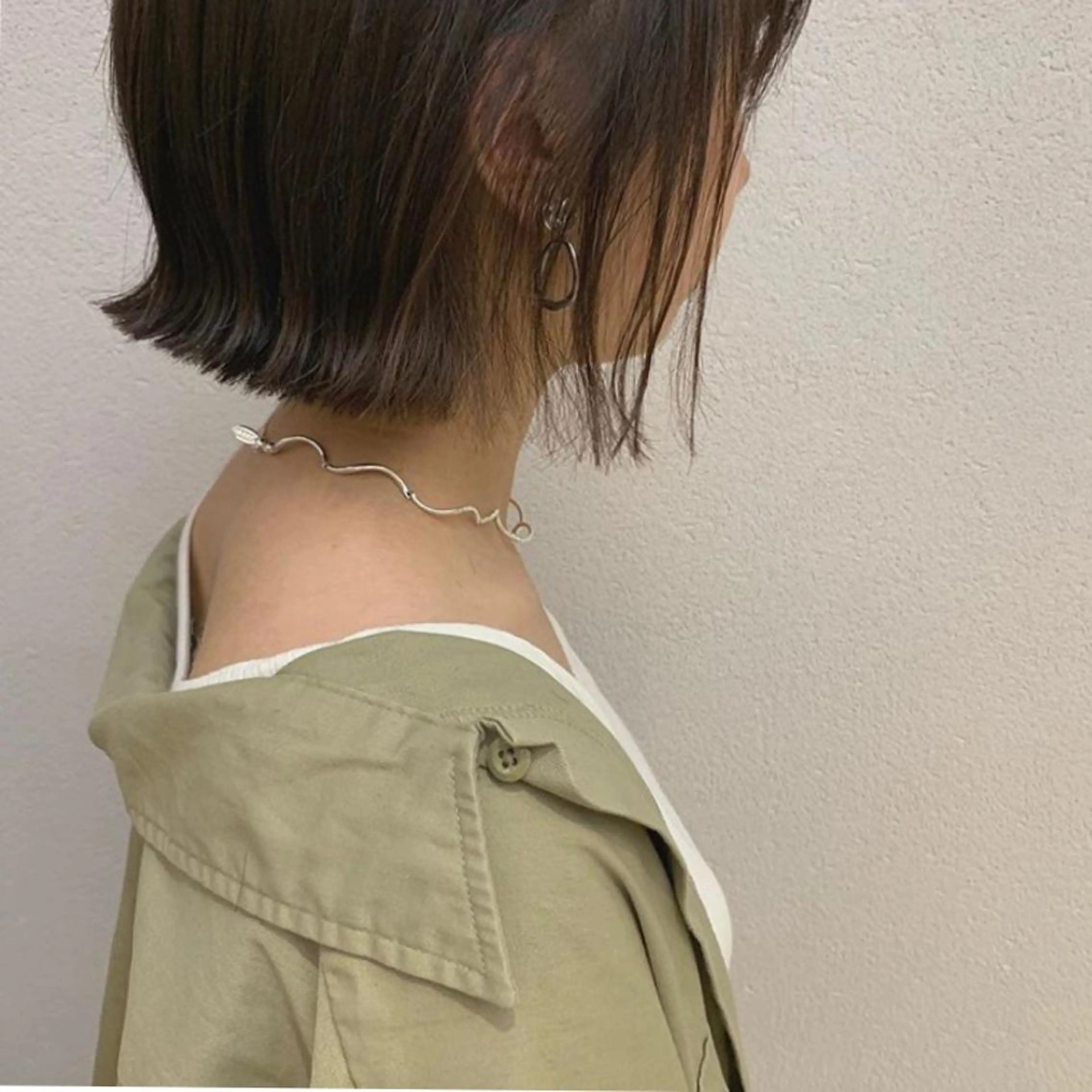 ミディアム カラー ボブ 柔らかいヘア/ 東徳嶺 みくのヘアスタイル