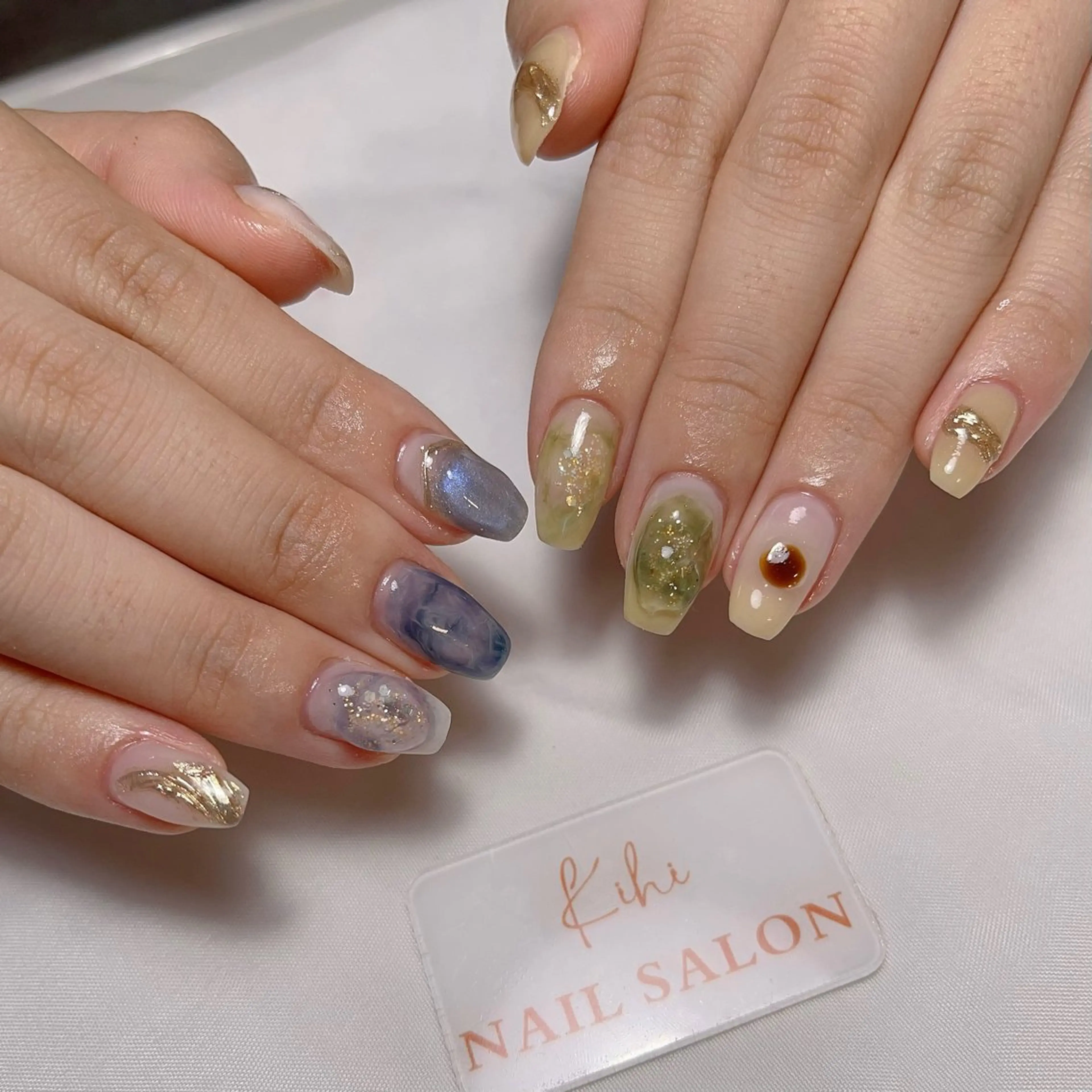 ネイル アートネイル フレンチネイル ジェルネイル グラデーション 韓国ネイル ハンドネイル 💕鈴木ユリ パラジェル/オフ無料のネイルデザイン