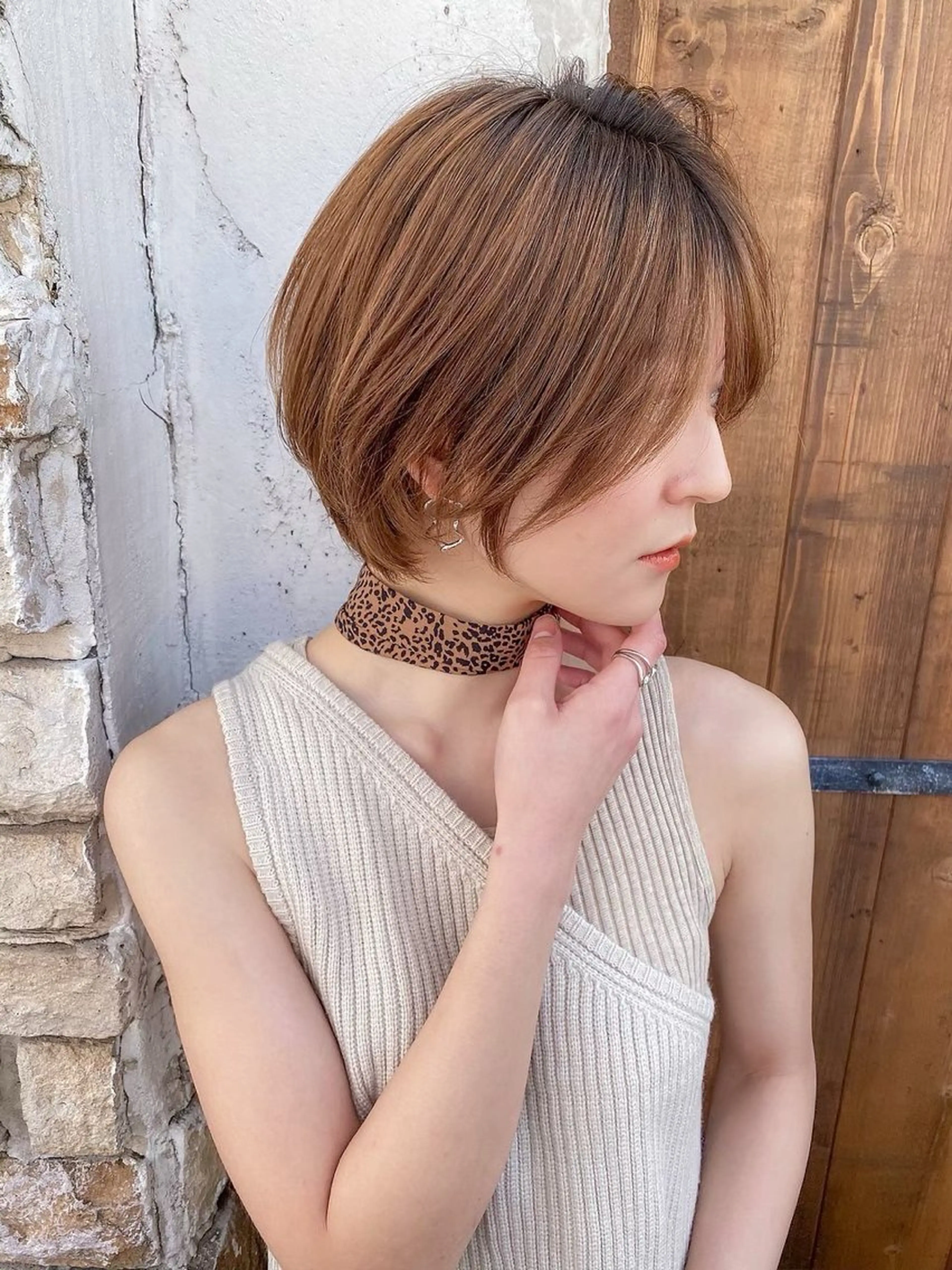 ショート カット ヘアカラー トリートメント Hello by Sea所属・レイヤー/艶髪/ボブ /くびれ/伊藤　勇司のヘアスタイル