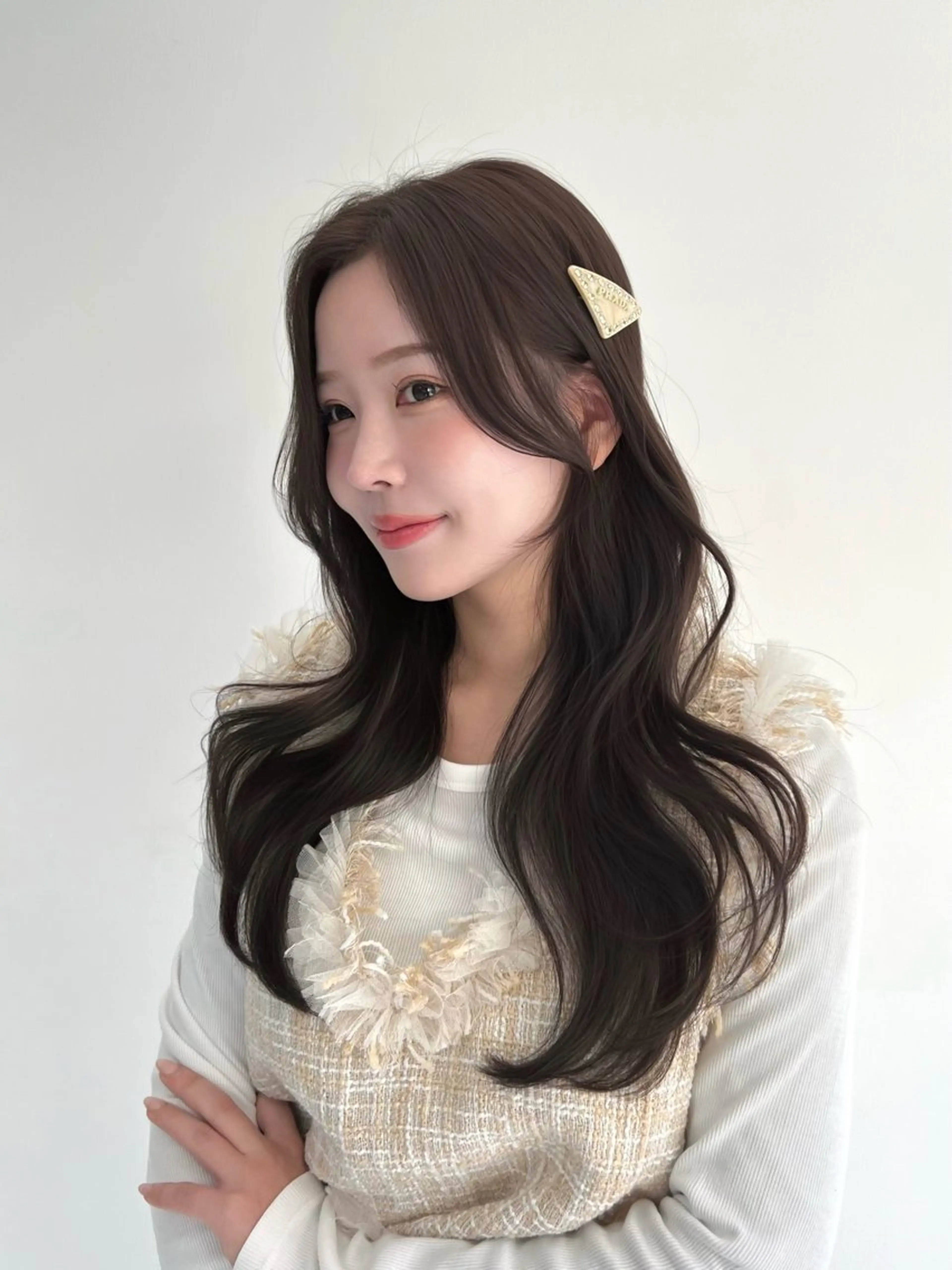 ロング 韓国風ヘア レイヤーカット カット ヘアカラー トリートメント 店長/レイヤーカット /大東悠生のヘアスタイル