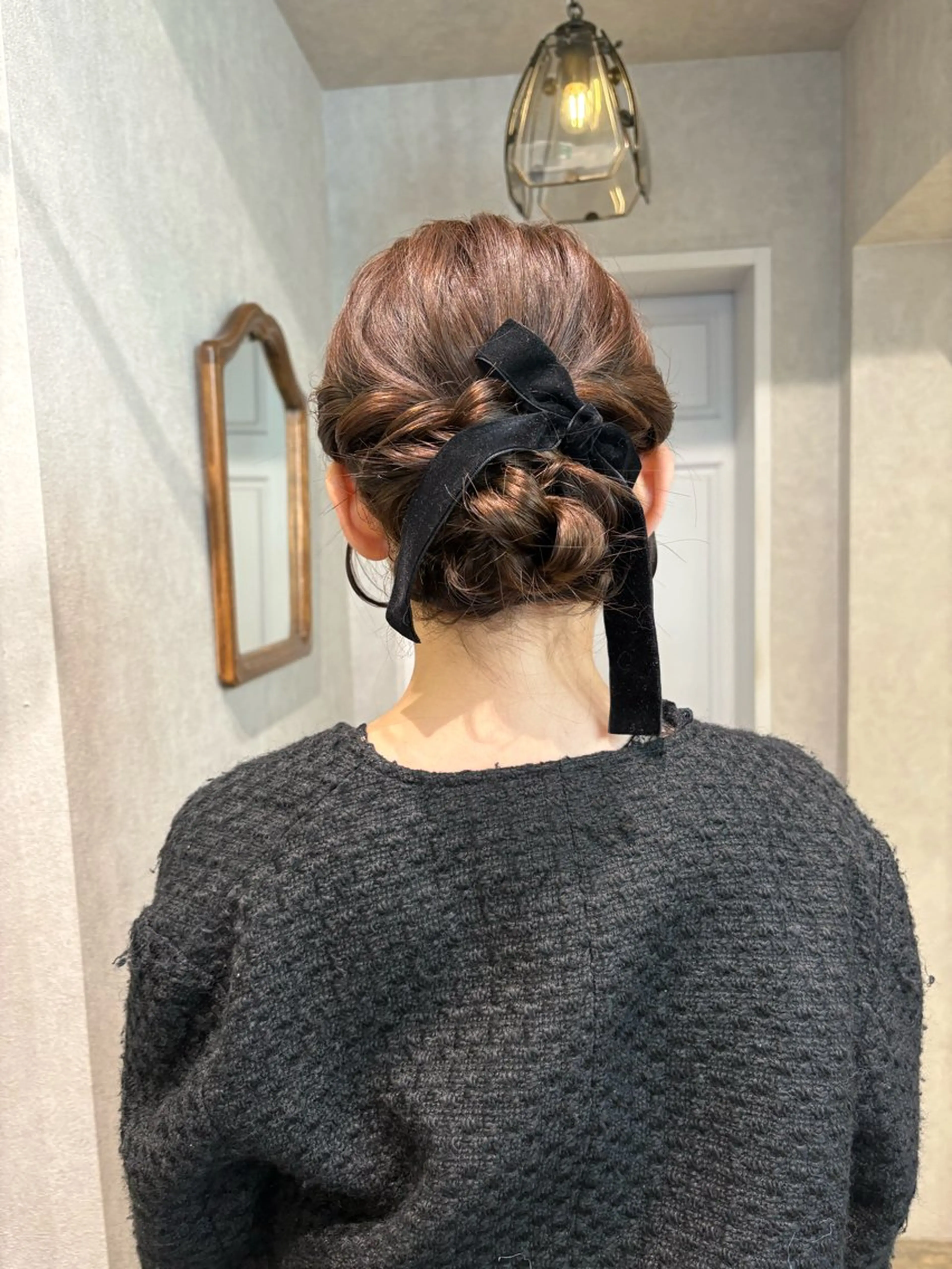 セミロング ヘアセット 透明感モテスタイル 💞SHIORI💞のヘアスタイル