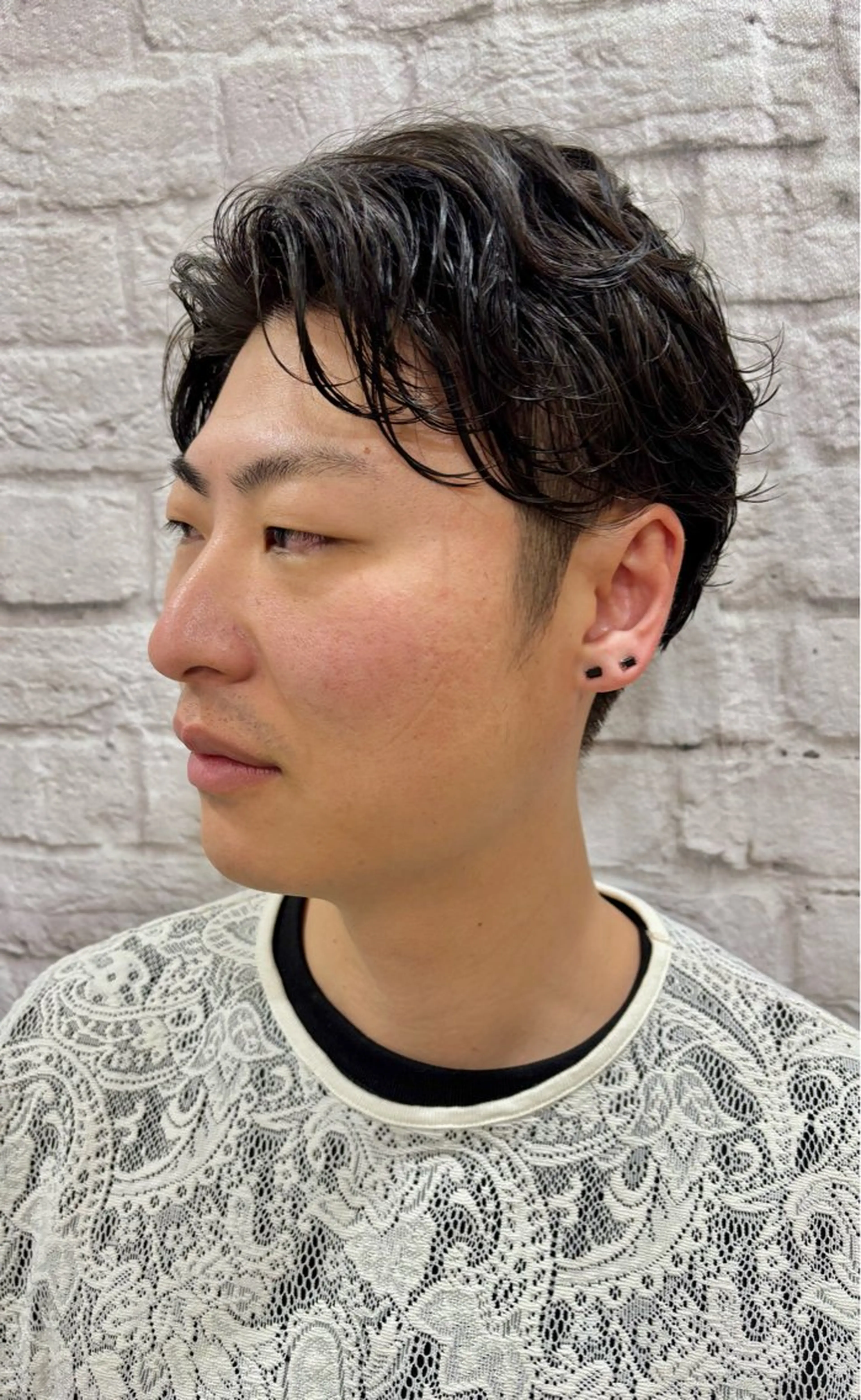 ミディアム パーマ おおしろ ふくしのヘアスタイル