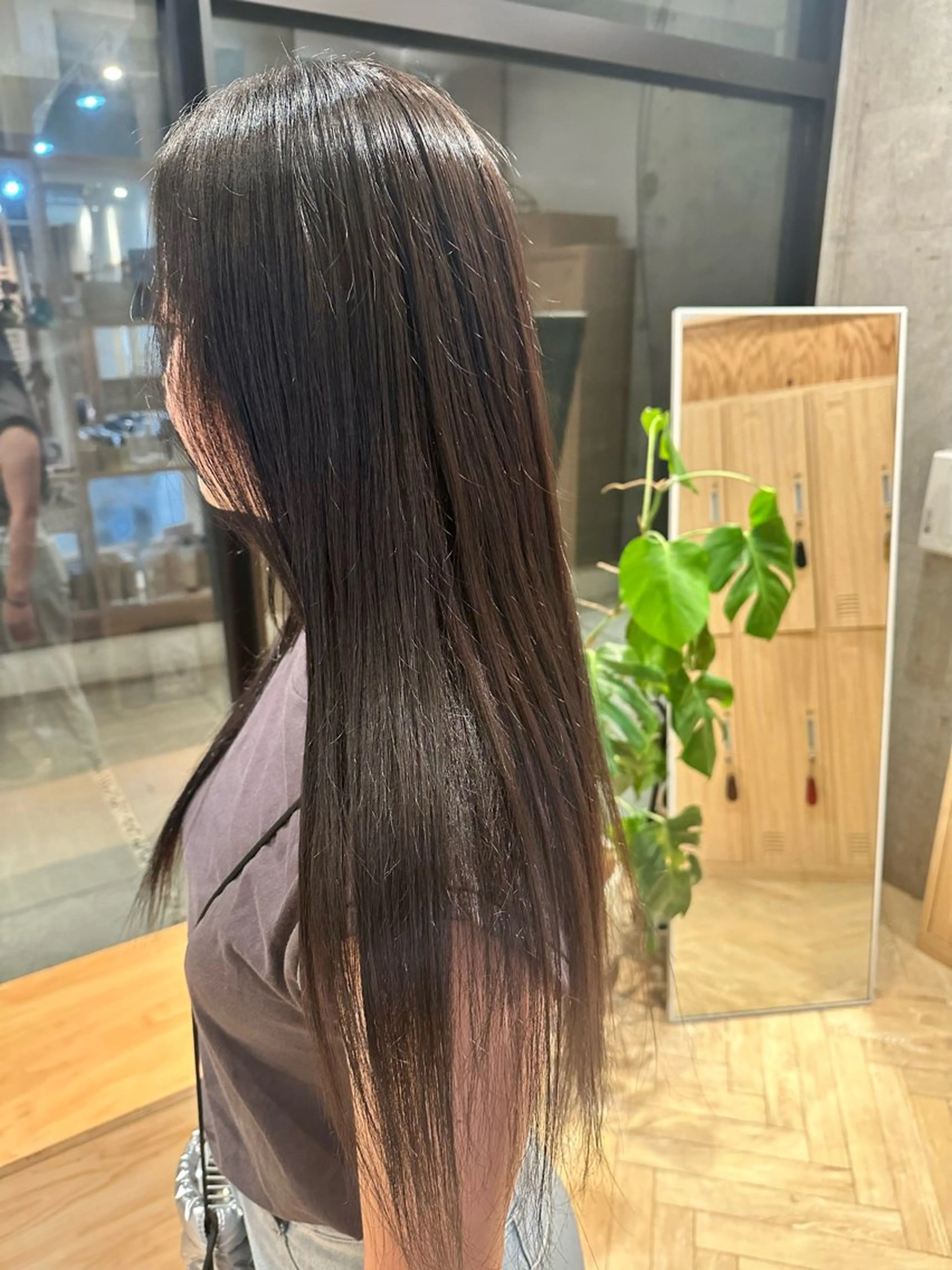 カラー ヘアカラー トリートメント 艶カラー/ボブカット 【lyann】ゆきののヘアスタイル