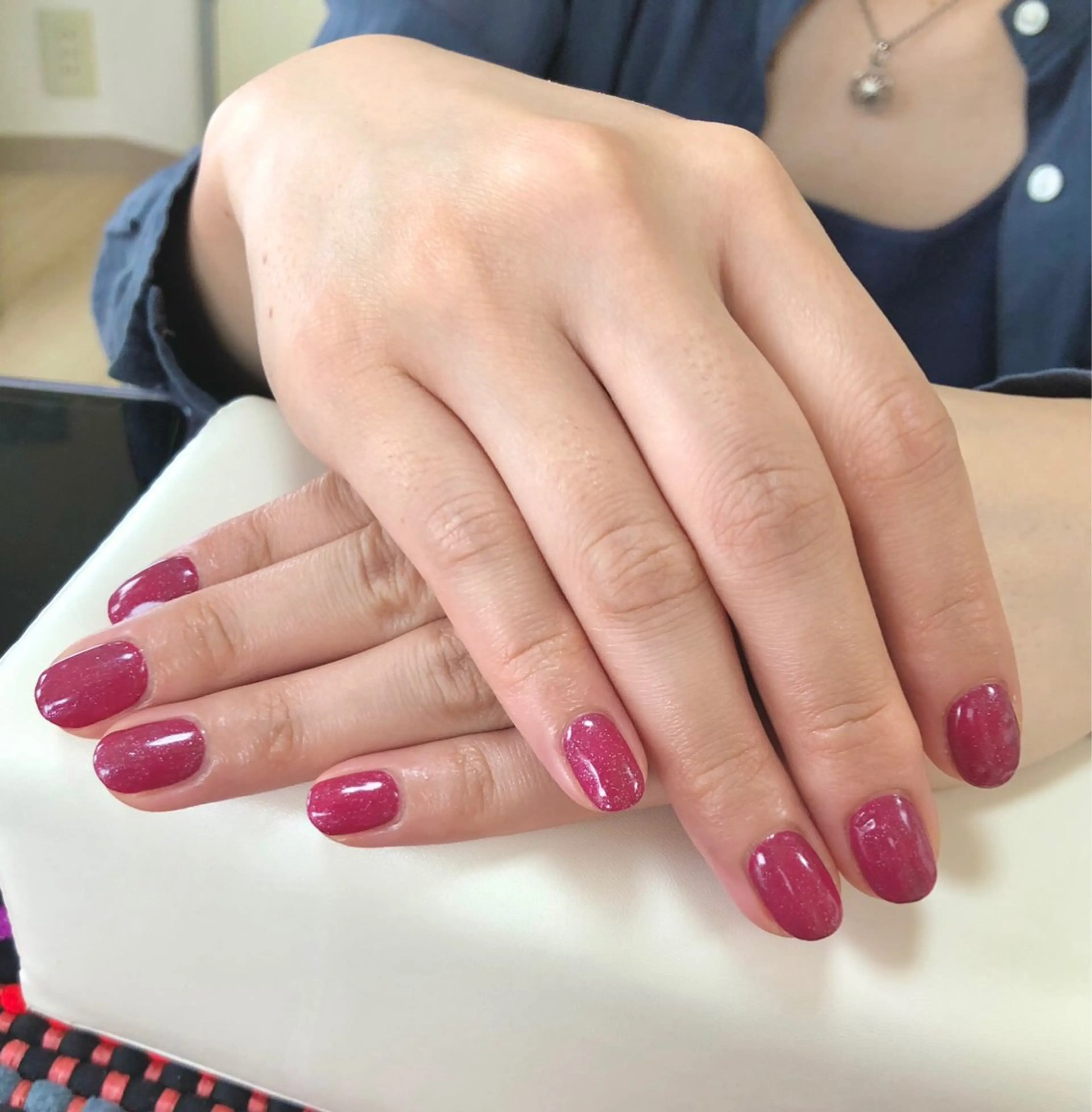 ネイル 赤色 salon *meehoのネイルデザイン