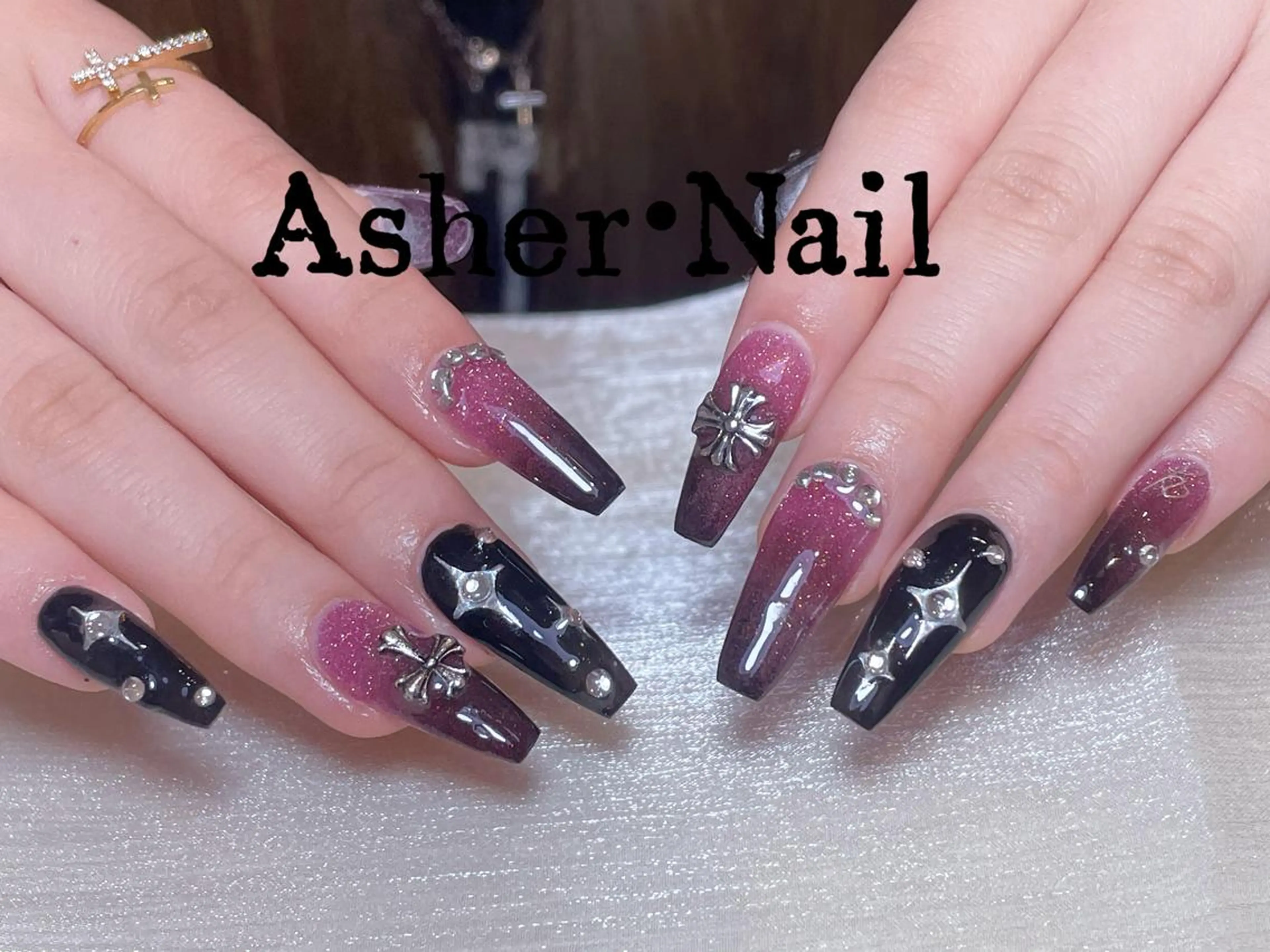 ネイル ハンドネイル ハンドケア Asher-Yuki 🍁のネイルデザイン