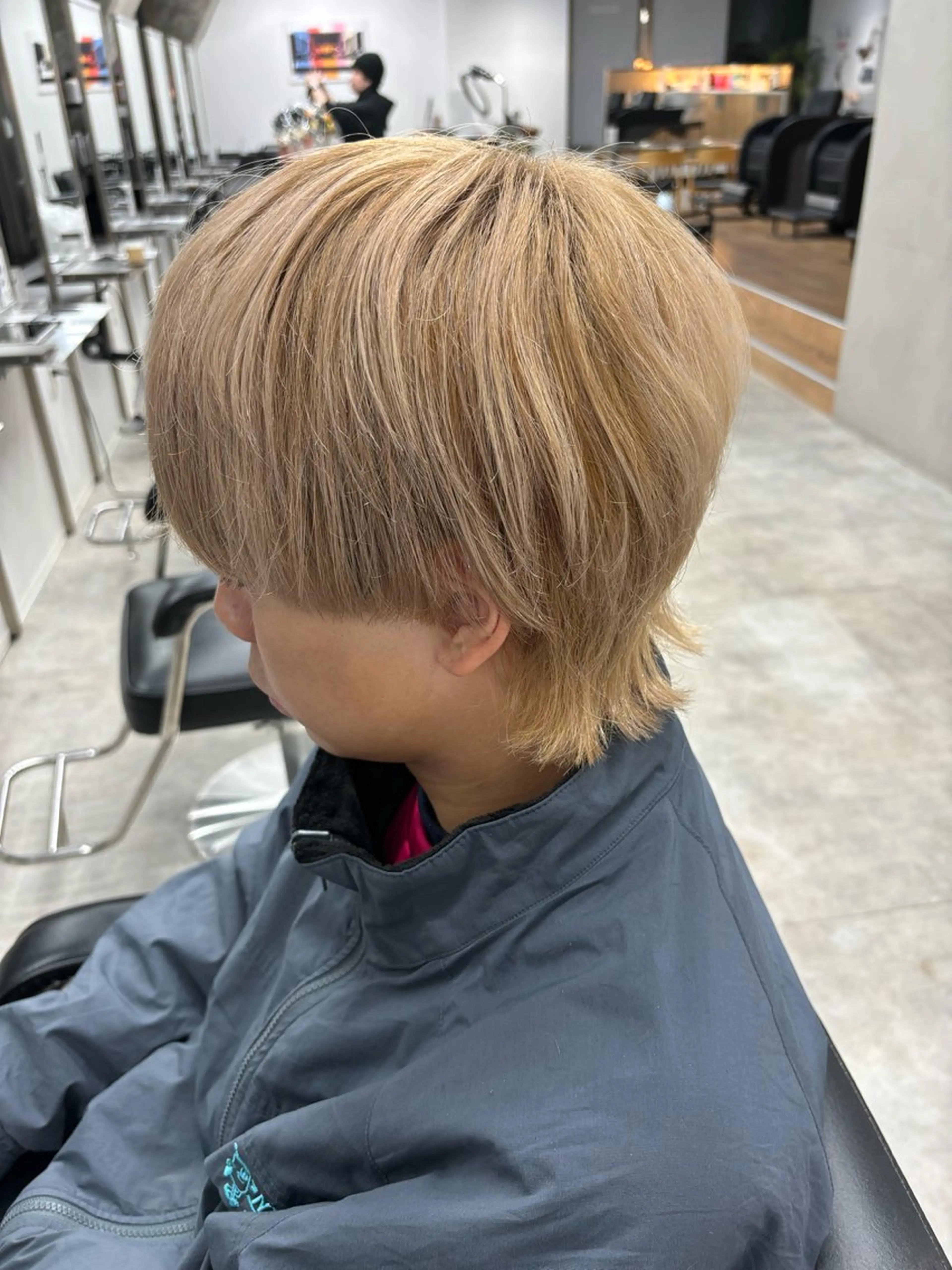 ミディアム メンズパーマ/新潟/ 万代/高橋悠叶のヘアスタイル