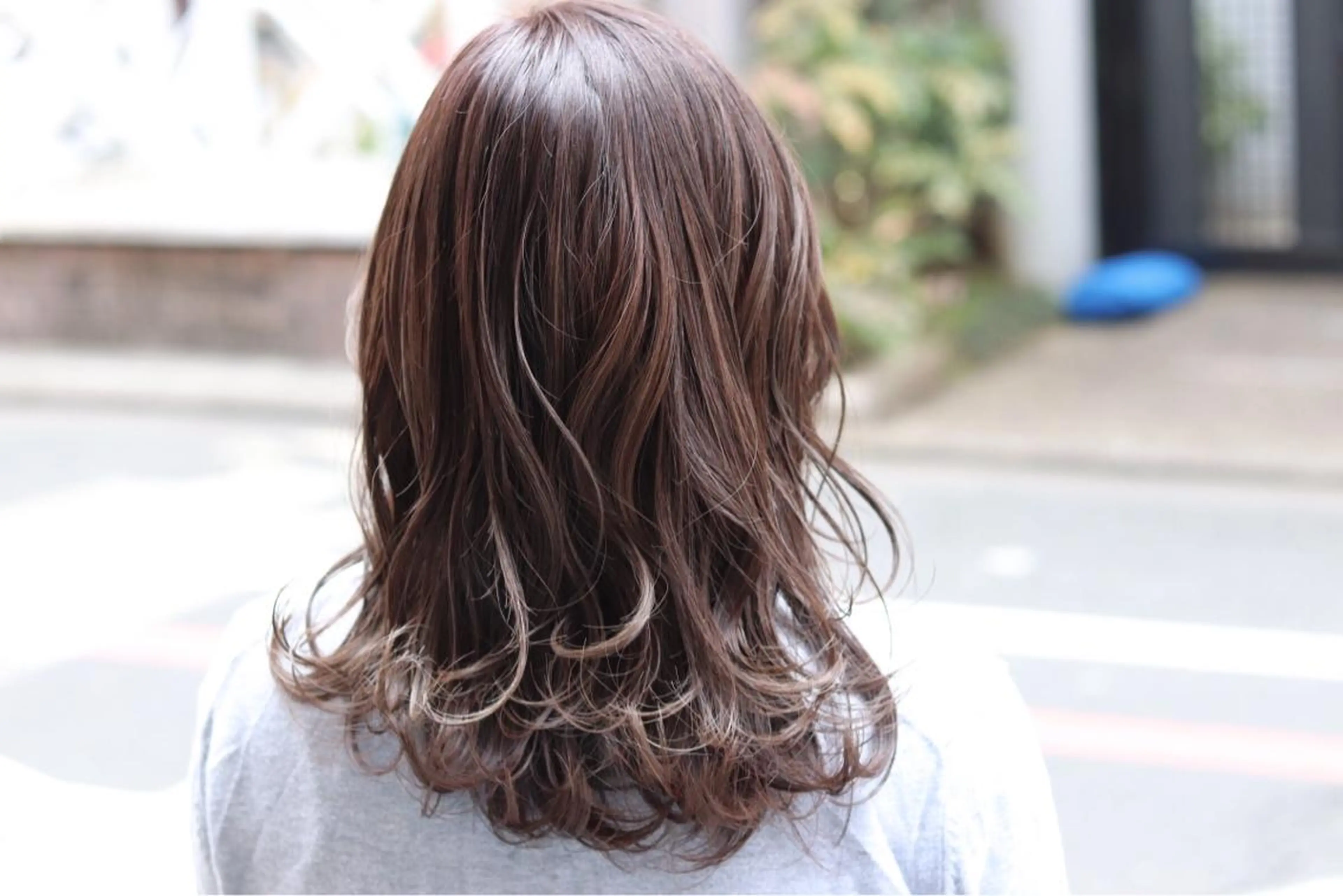 ミディアム カラー ヘアアレンジ カット ヘアカラー トリートメント 川内 政人のヘアスタイル