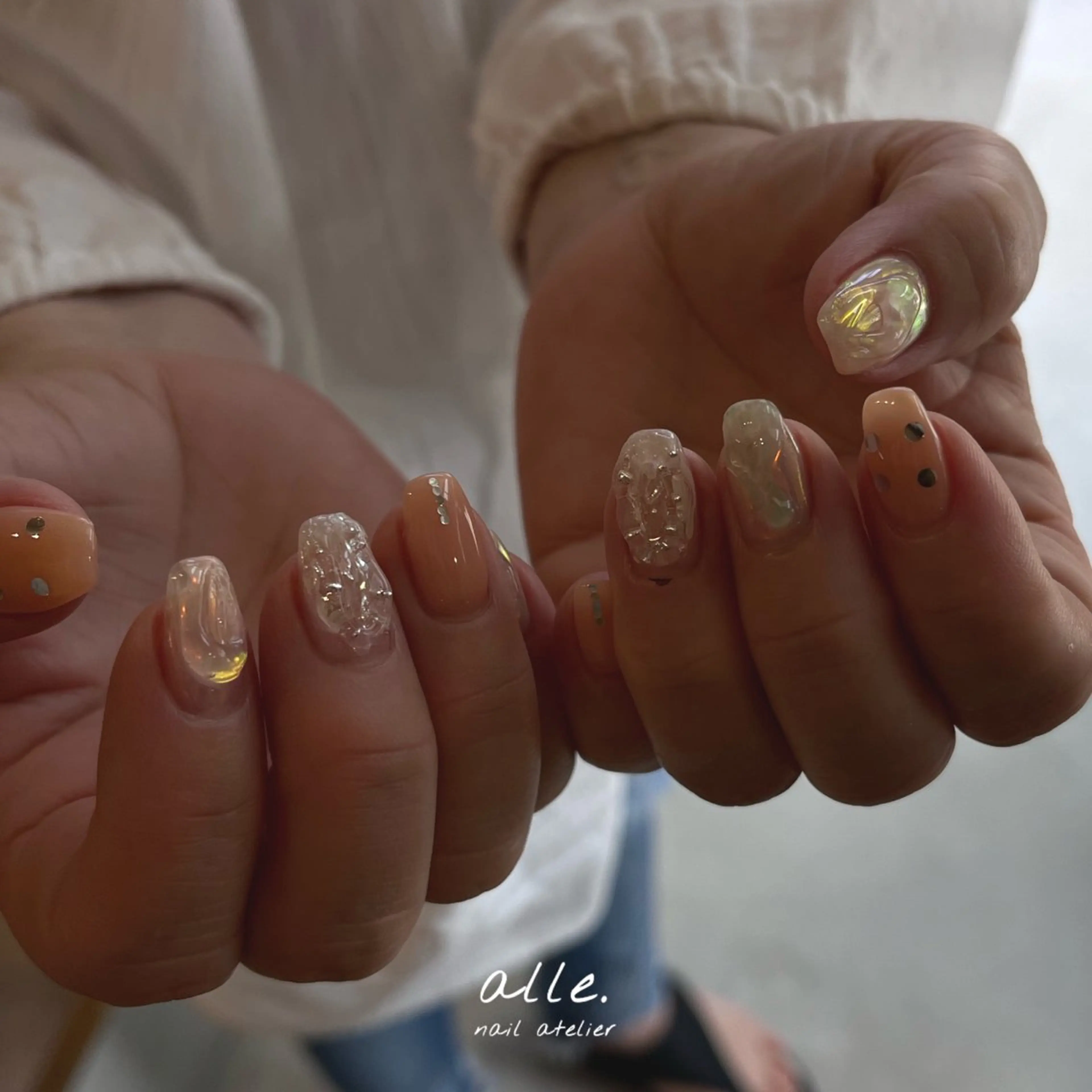 ネイル ハンドネイル atelier alle.のネイルデザイン