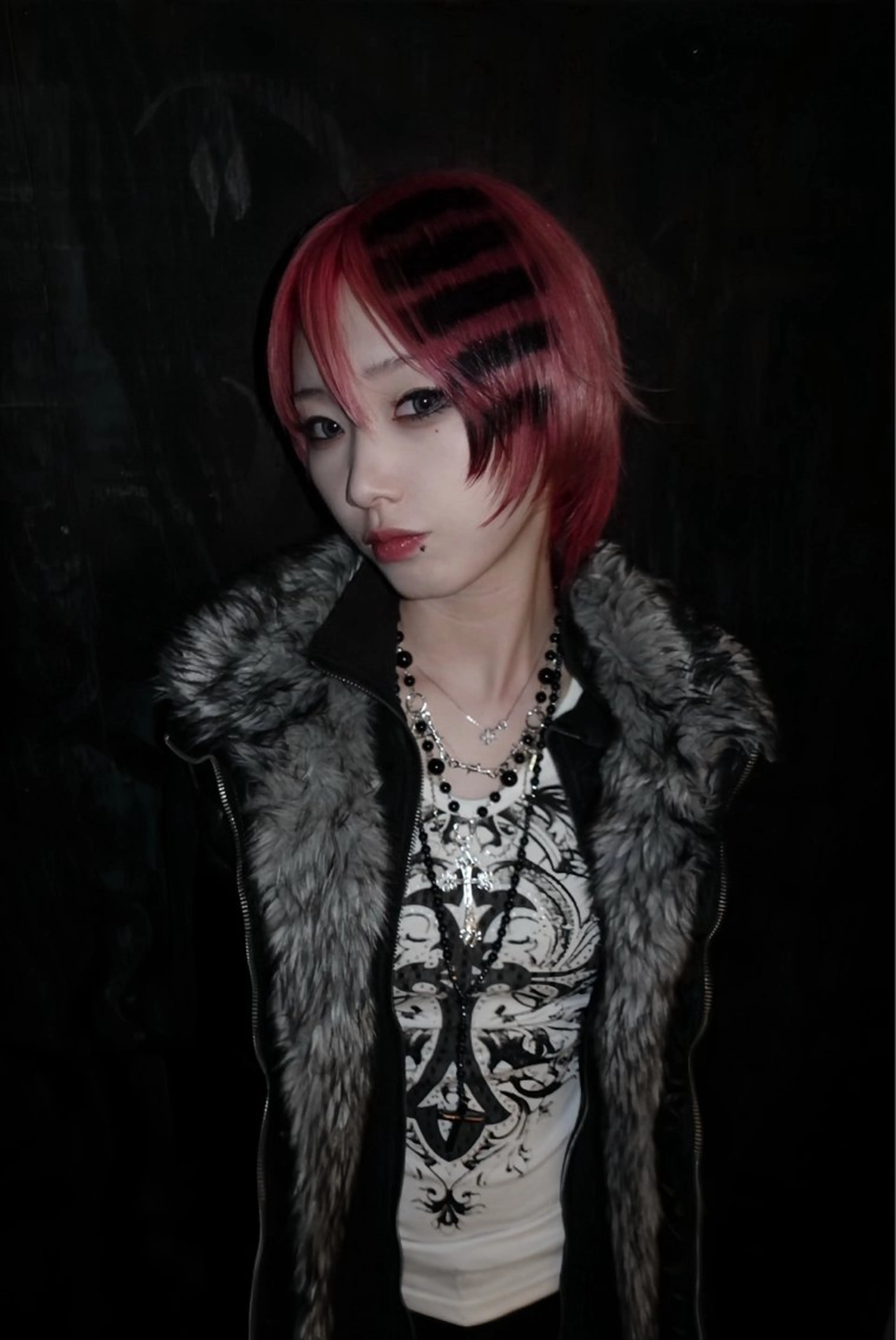 ショート ヘアカラー トリートメント Null 表参道所属・岩下昂世/ ハイトーン/デザインのヘアスタイル