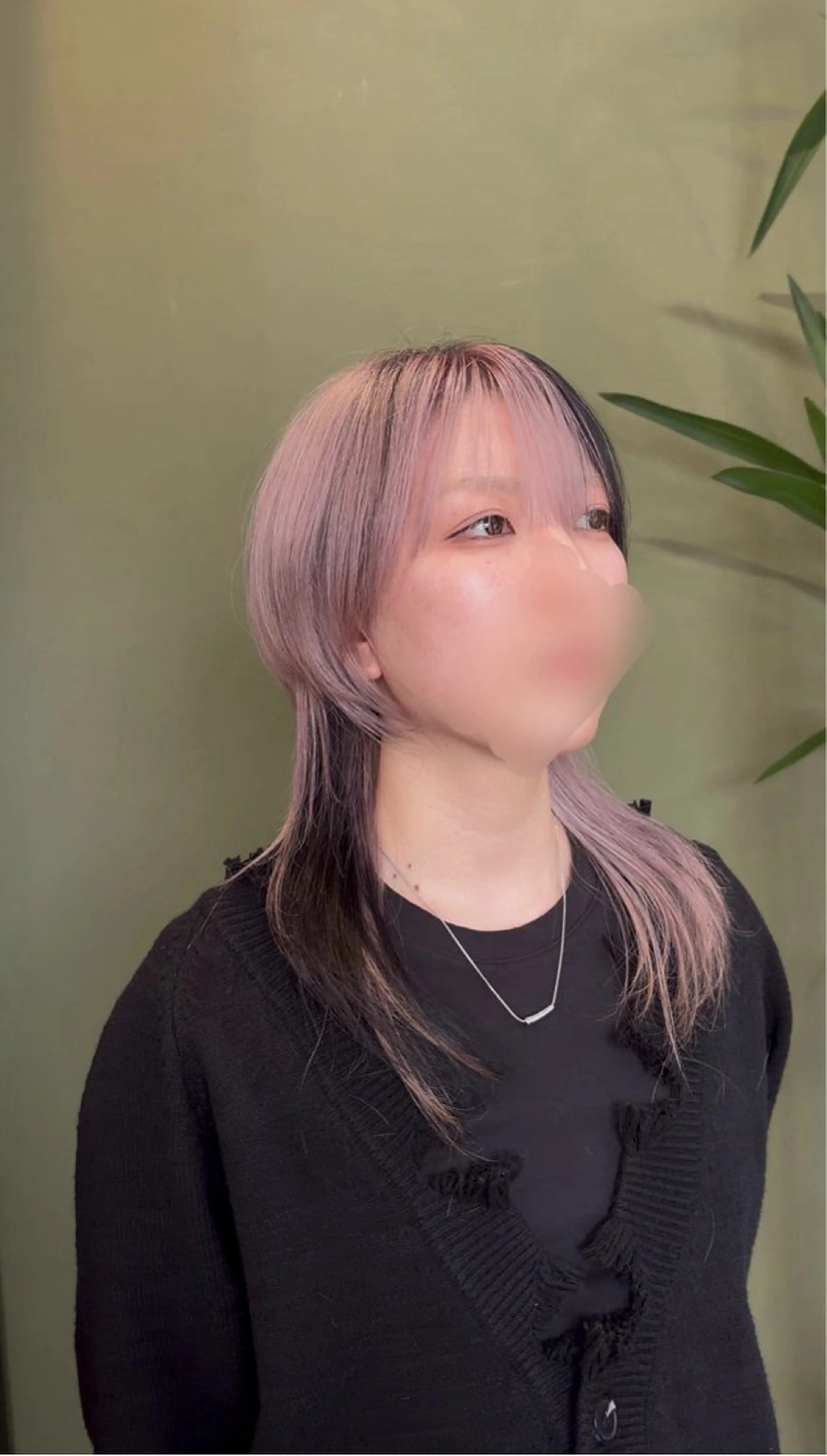 ロング ロング ウルフカット 内山 優のヘアスタイル