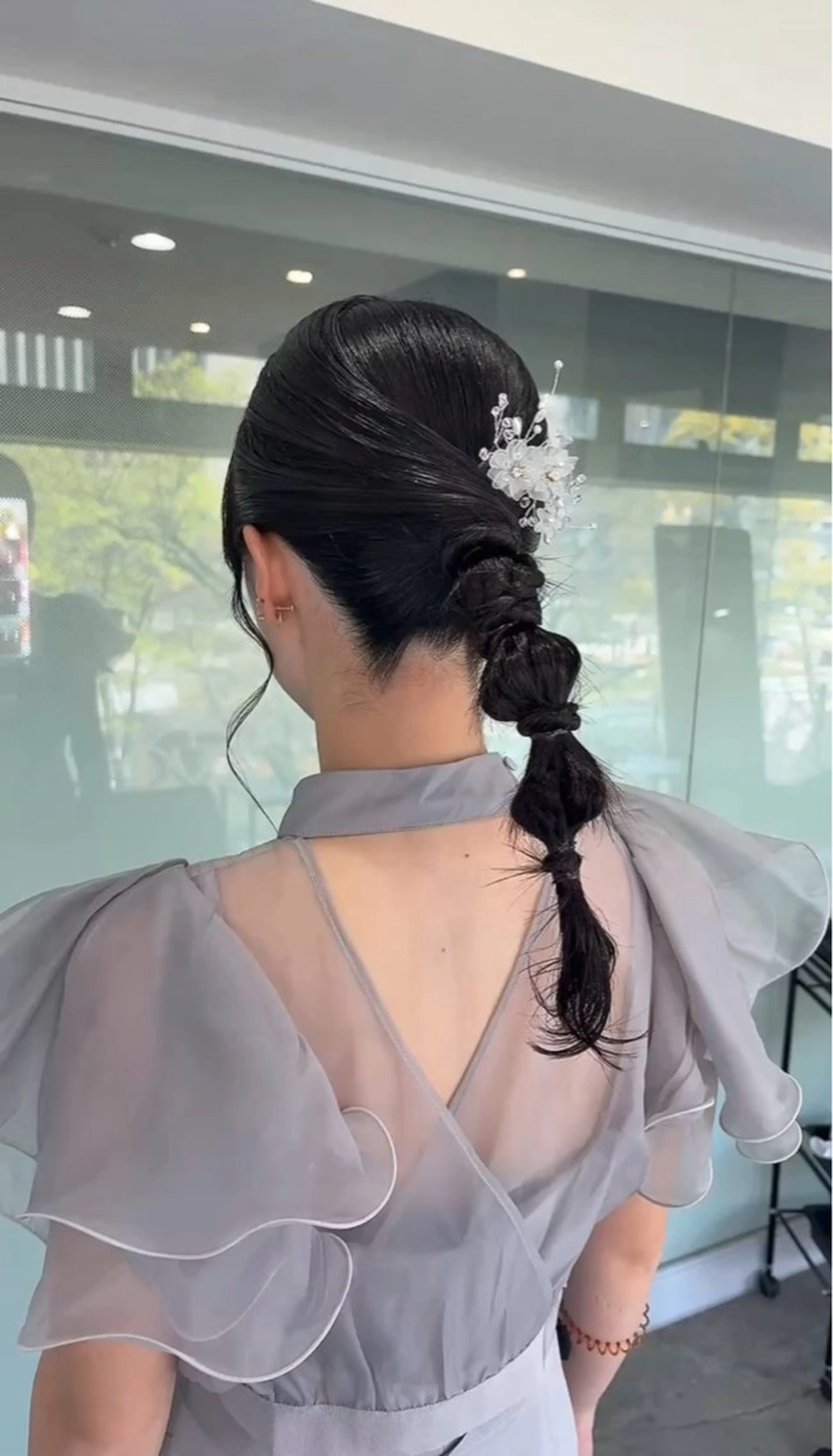 ヘアアレンジ 結婚式・ブライダル ヘアセット 坂本奈都美/Jr.s 🎀のヘアスタイル