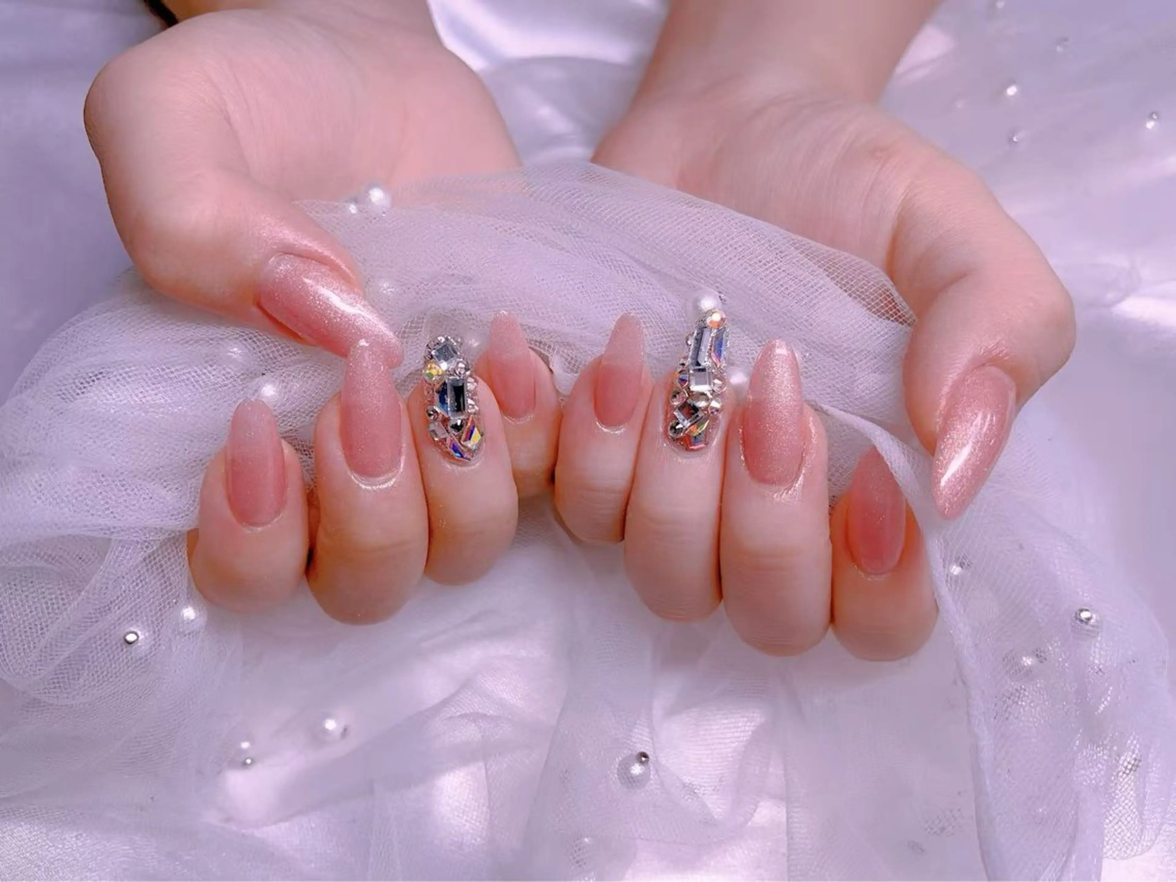 ❤️❤️アート【自爪】2本アート埋め尽くし¥5990- 4990の写真