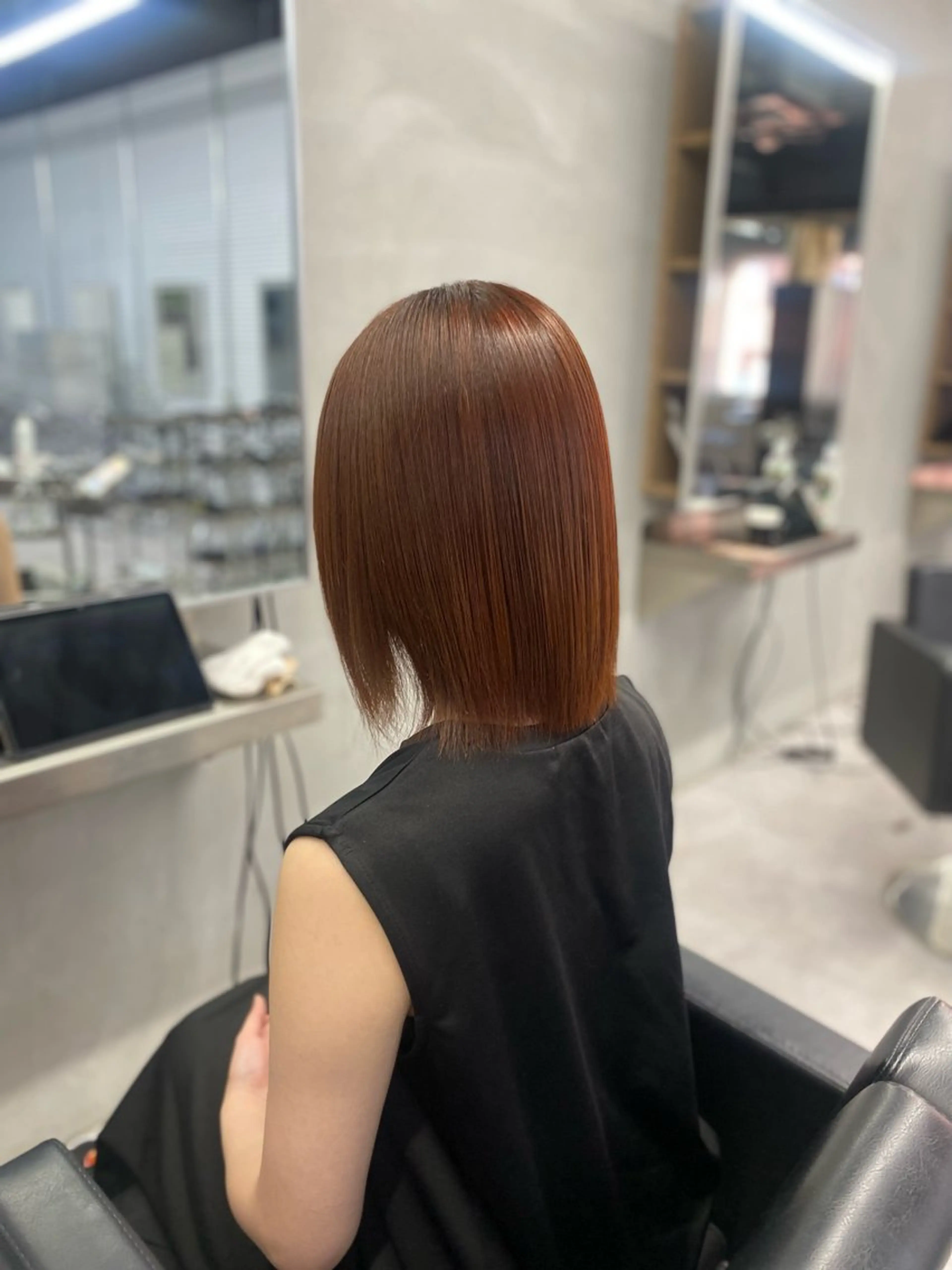 ショート カット ヘアカラー トリートメント 艶髪/縮毛矯正 🫧辻野海羽のヘアスタイル