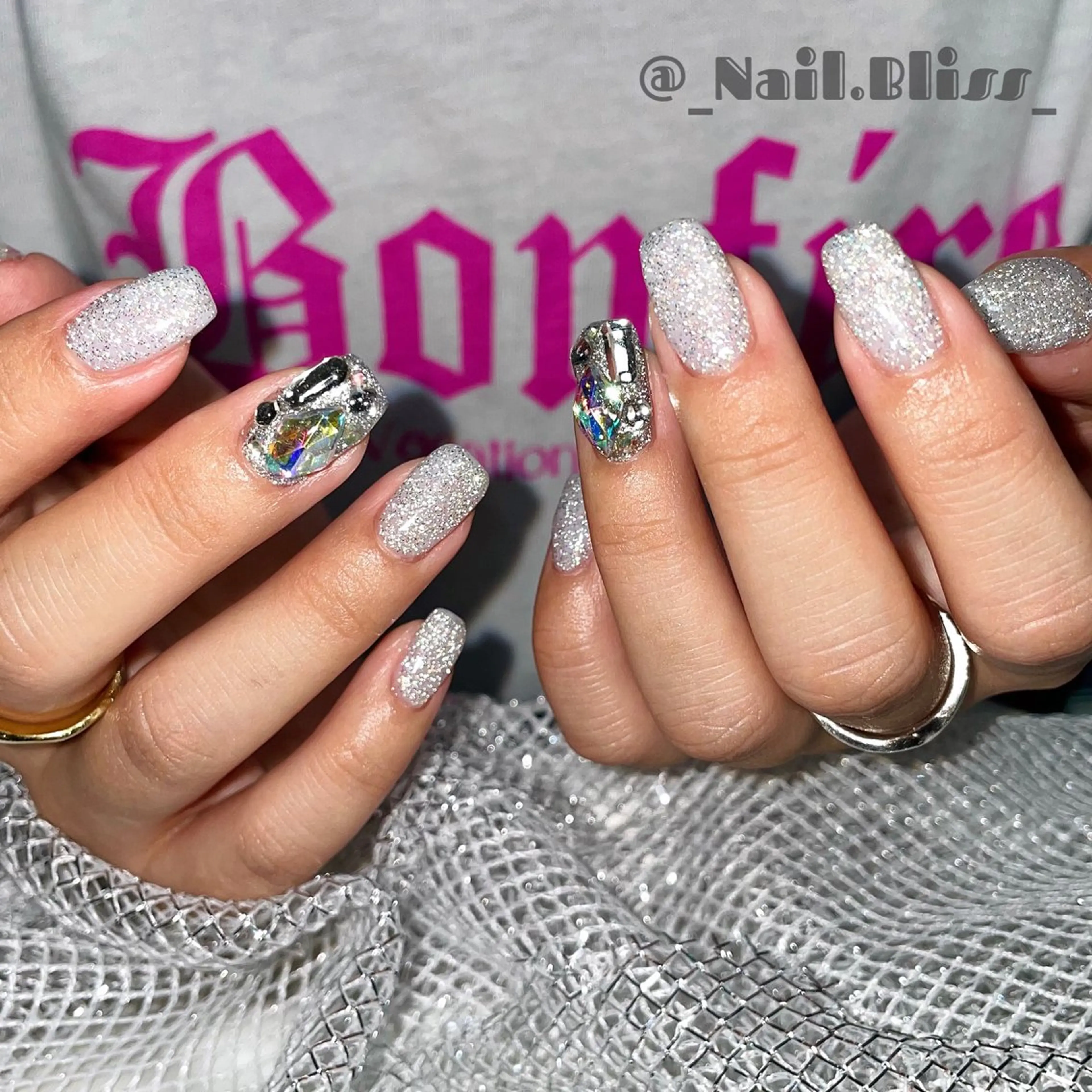 ネイル フラッシュネイル ハンドネイル NAIL BLISSのネイルデザイン