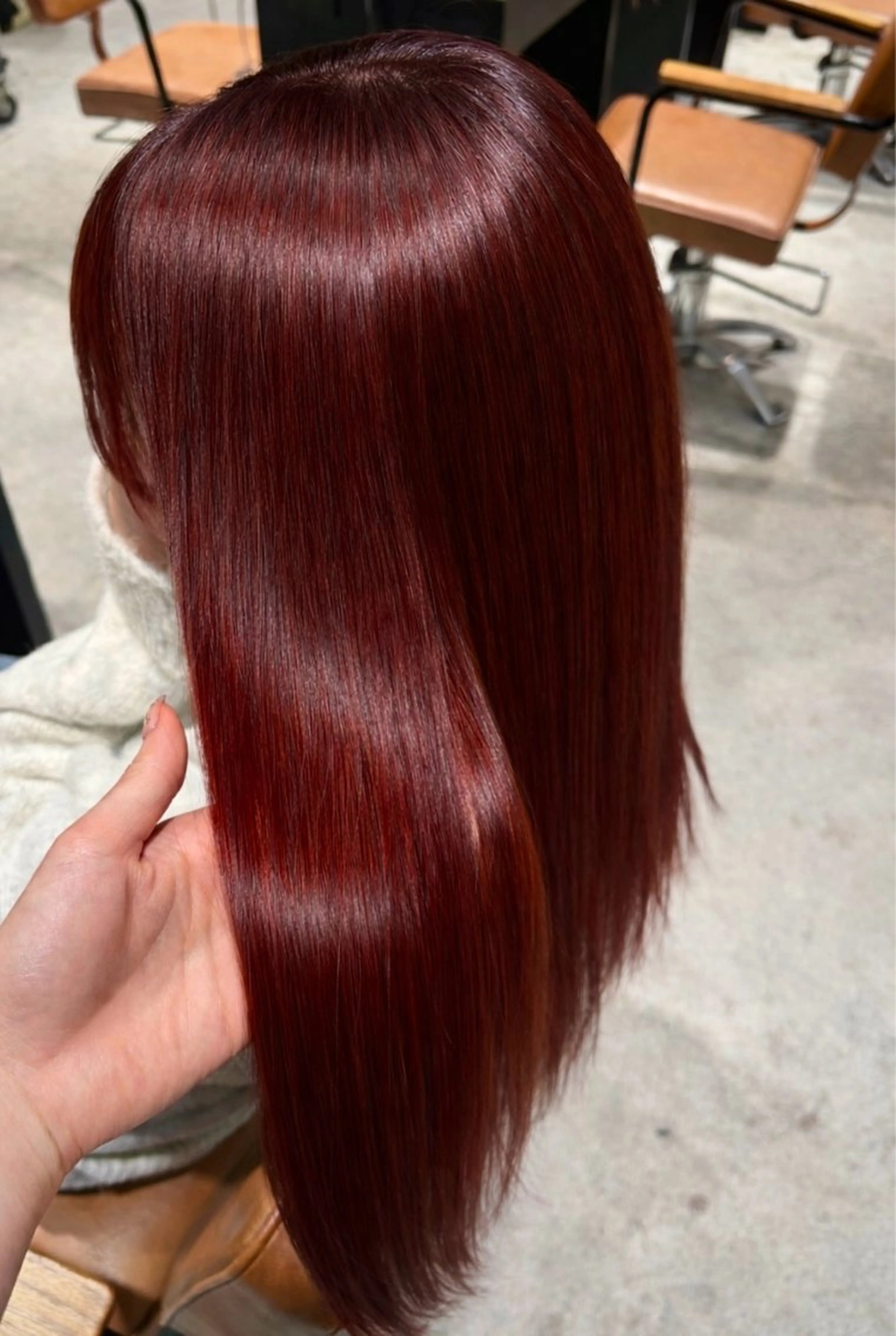 カラー 広瀬 帆々乃のヘアスタイル