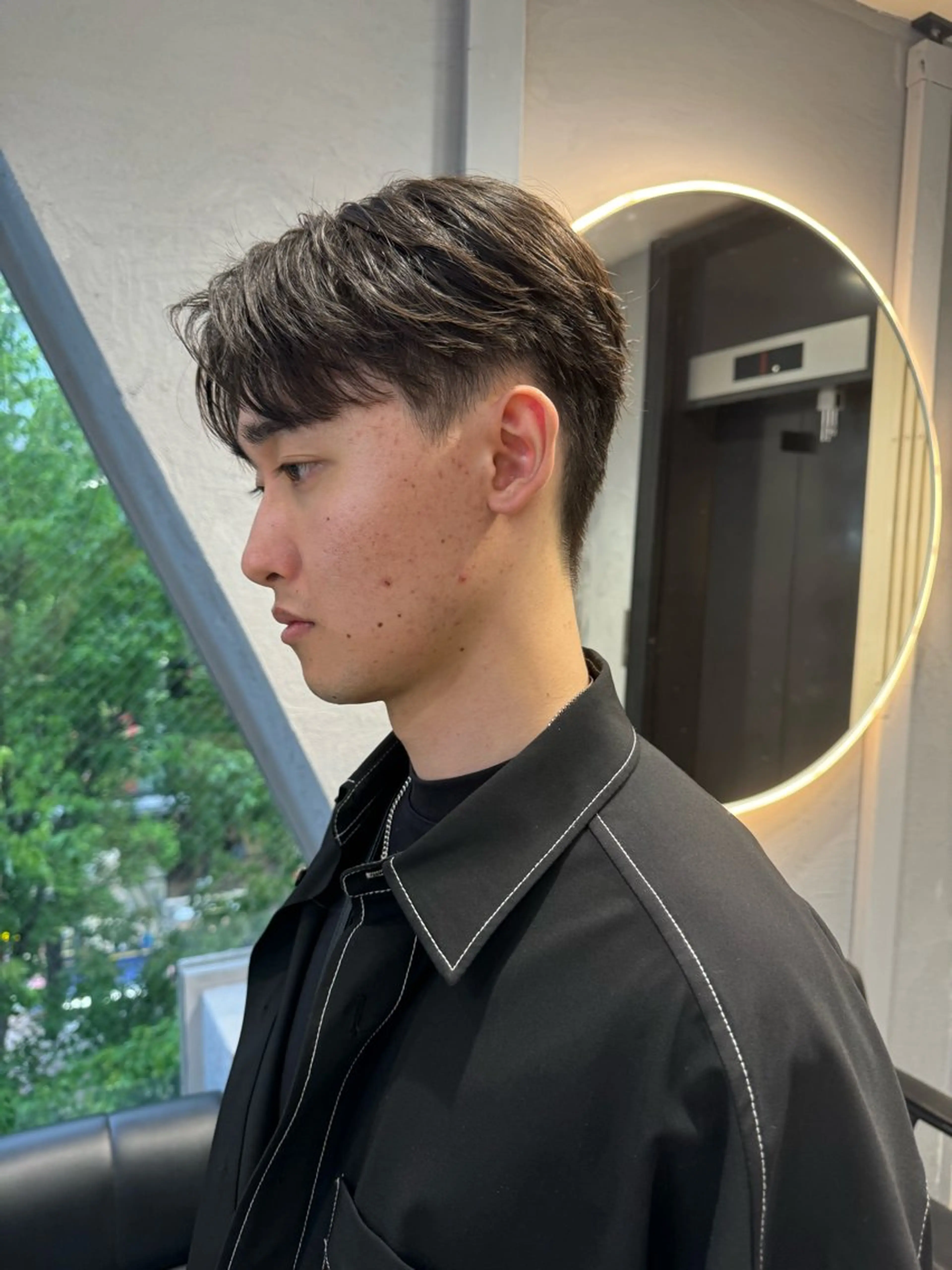 メンズ dao/ミルクティー /ブラウン/ブロンドのヘアスタイル