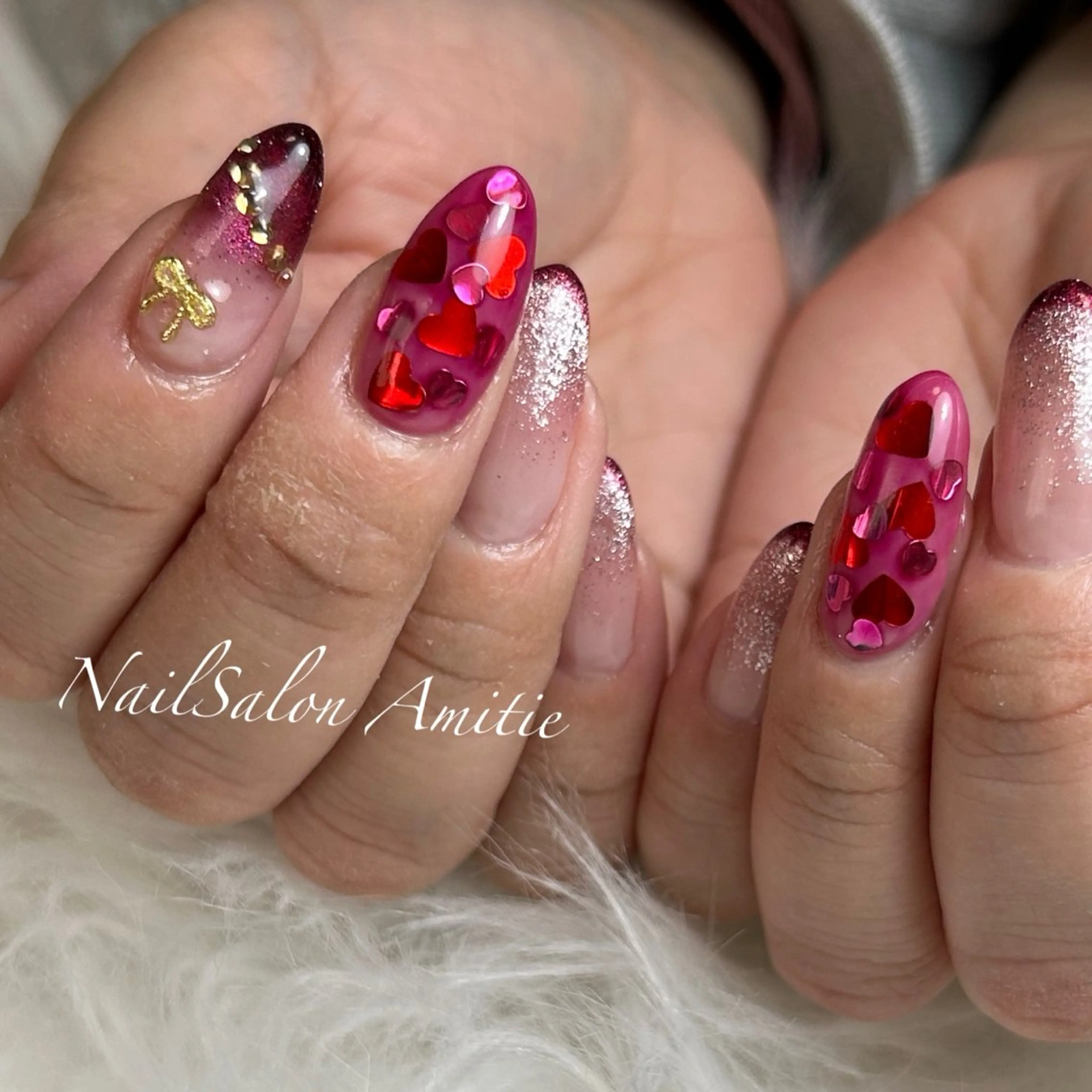 ネイル 持ち込み NailSalon Amitieのネイルデザイン