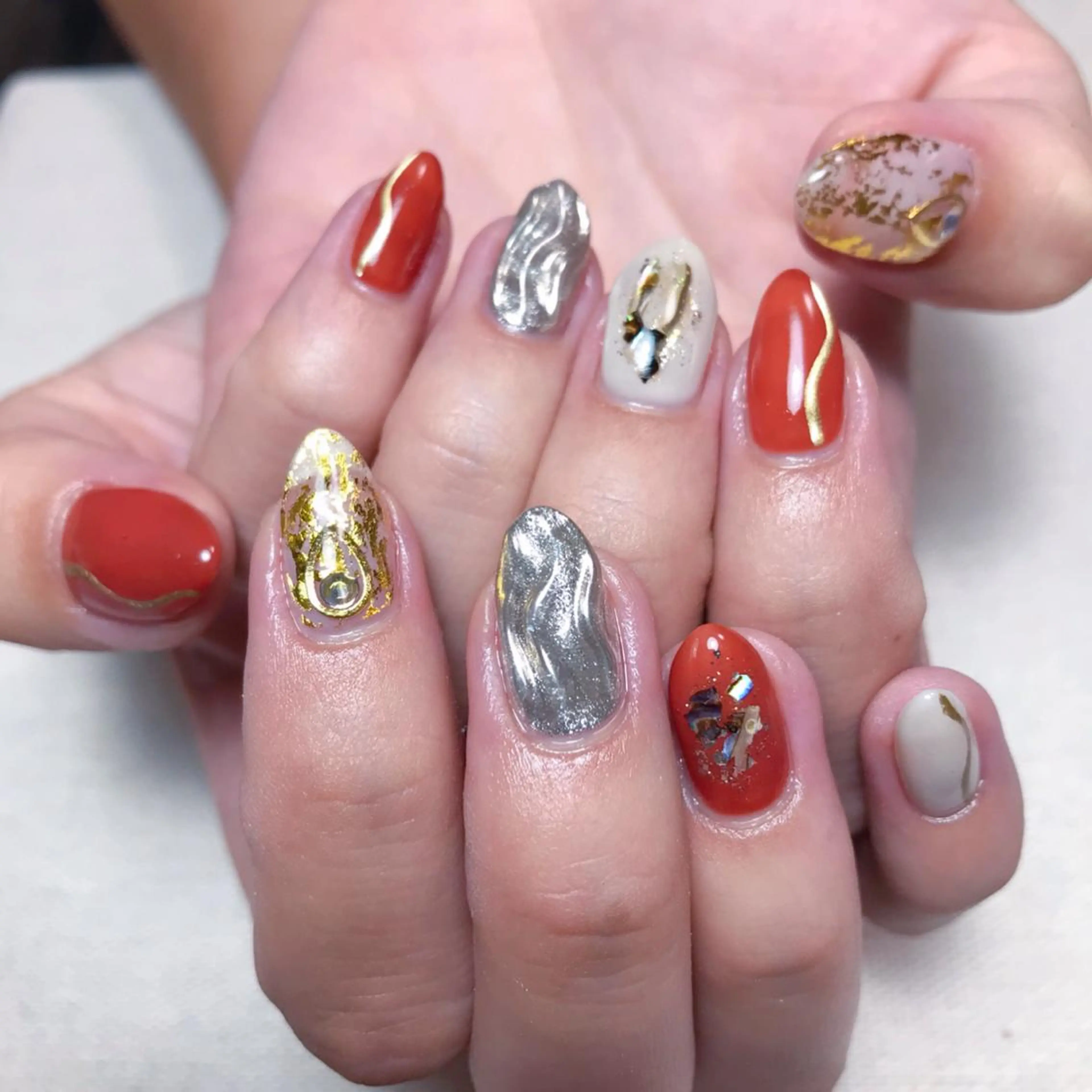 ネイル ハンドネイル 💅chainail _aiのネイルデザイン