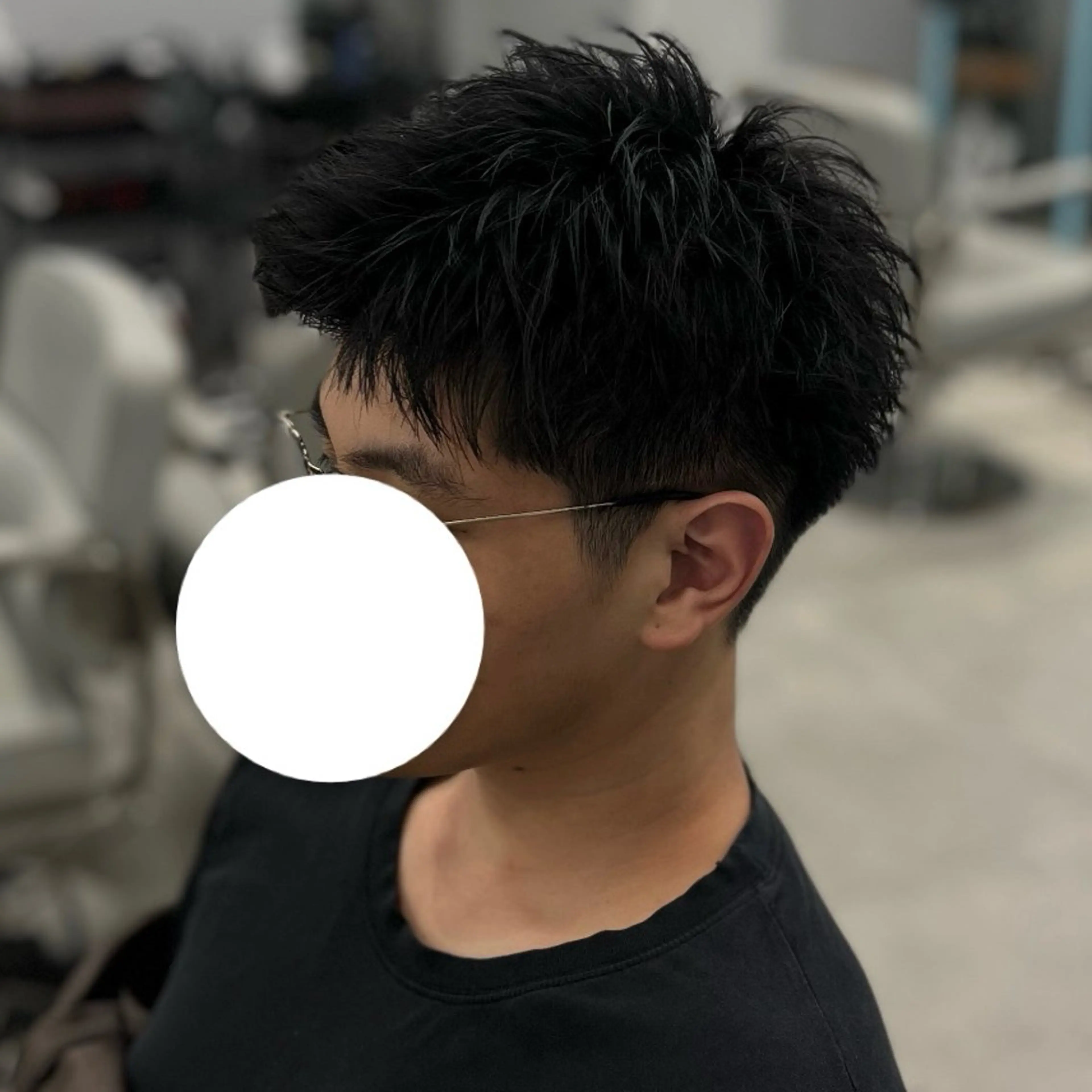 ショート メンズ スパイキーショート ショートヘア 無料カットモデル ユナのヘアスタイル