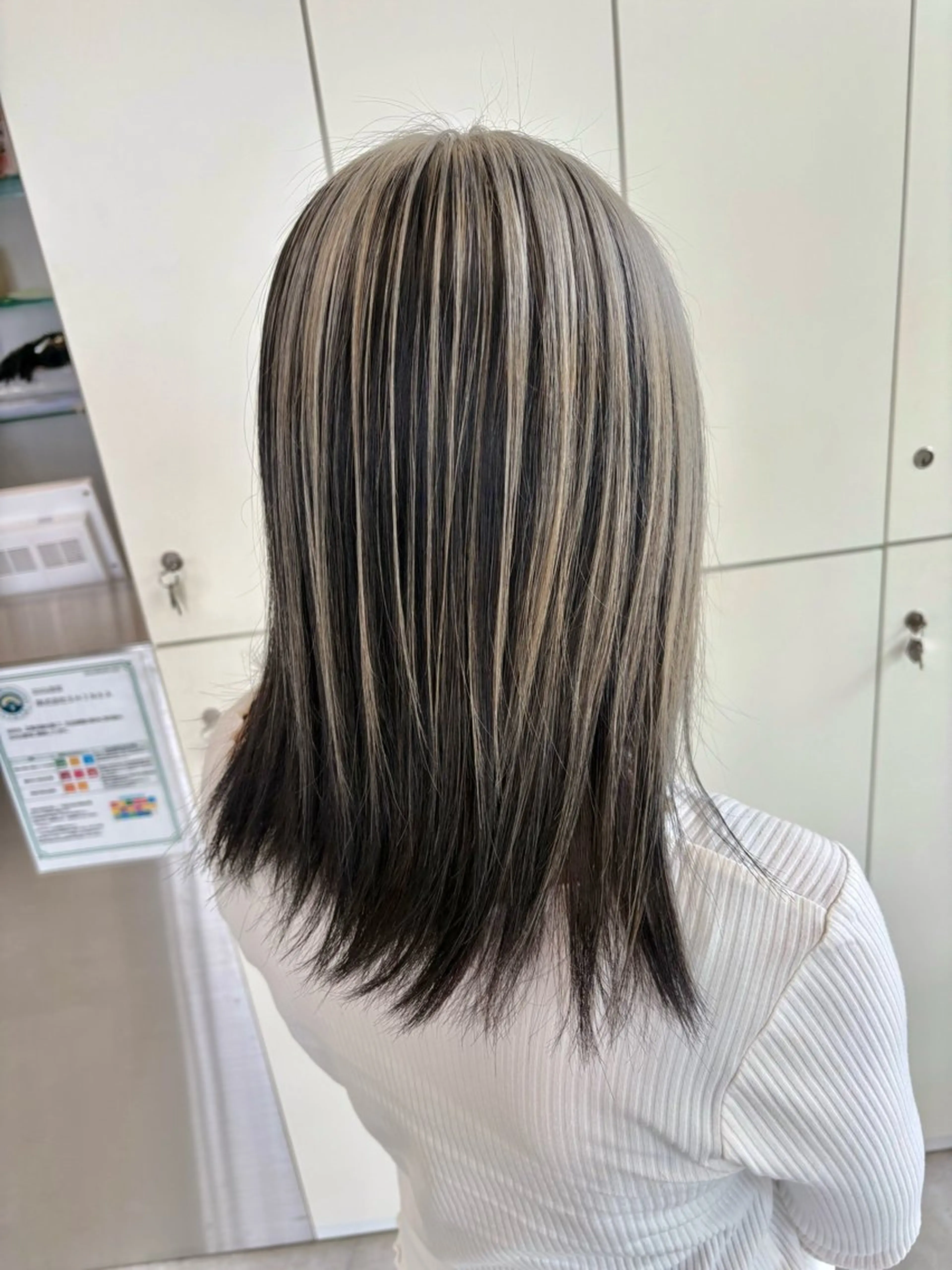 ミディアム カラー シルバー ヘアカラー トリートメント LOMARLIE / 𝐂𝐇𝐈𝐊𝐀のヘアスタイル