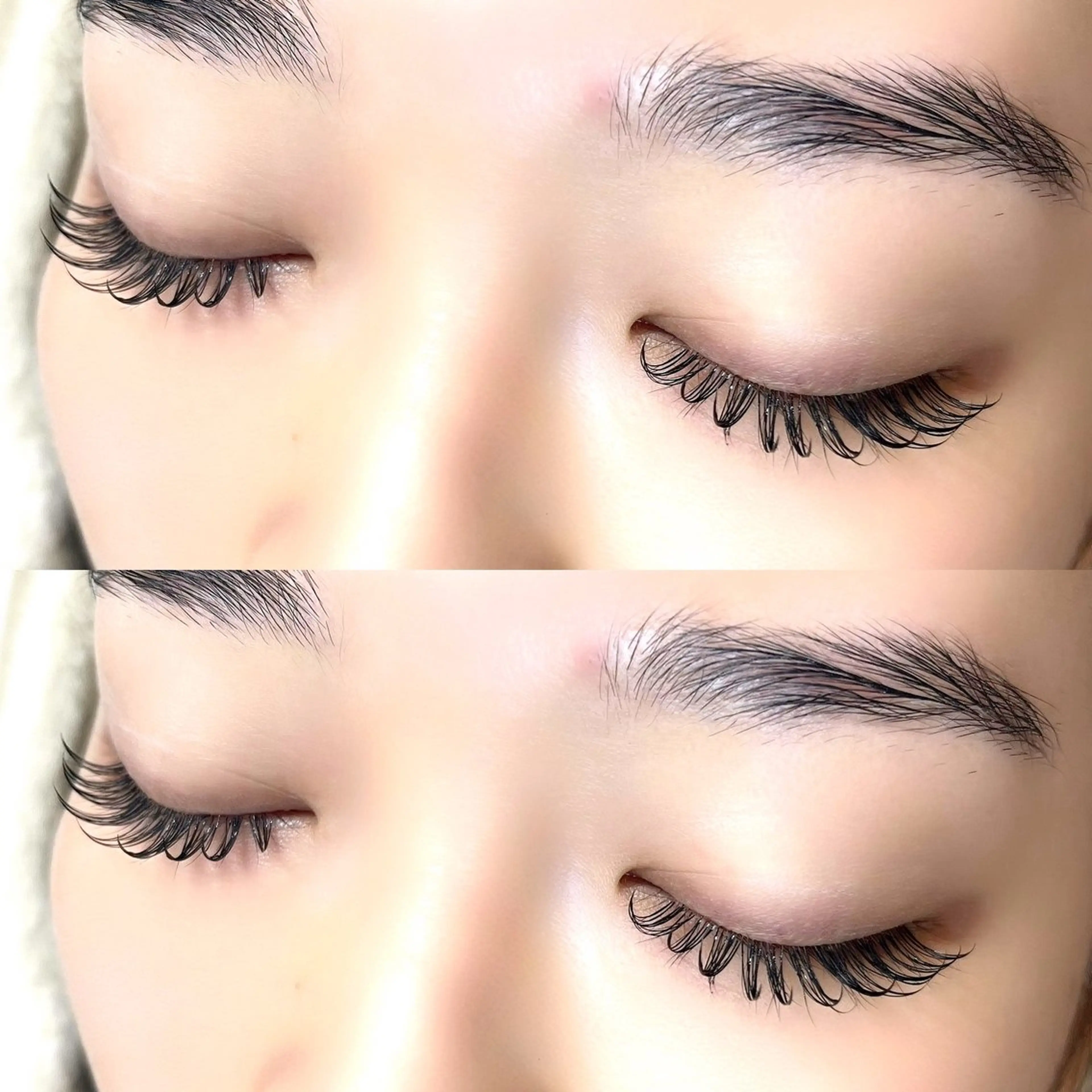 マツエク　フラットラッシュ140本　オフ込みの写真