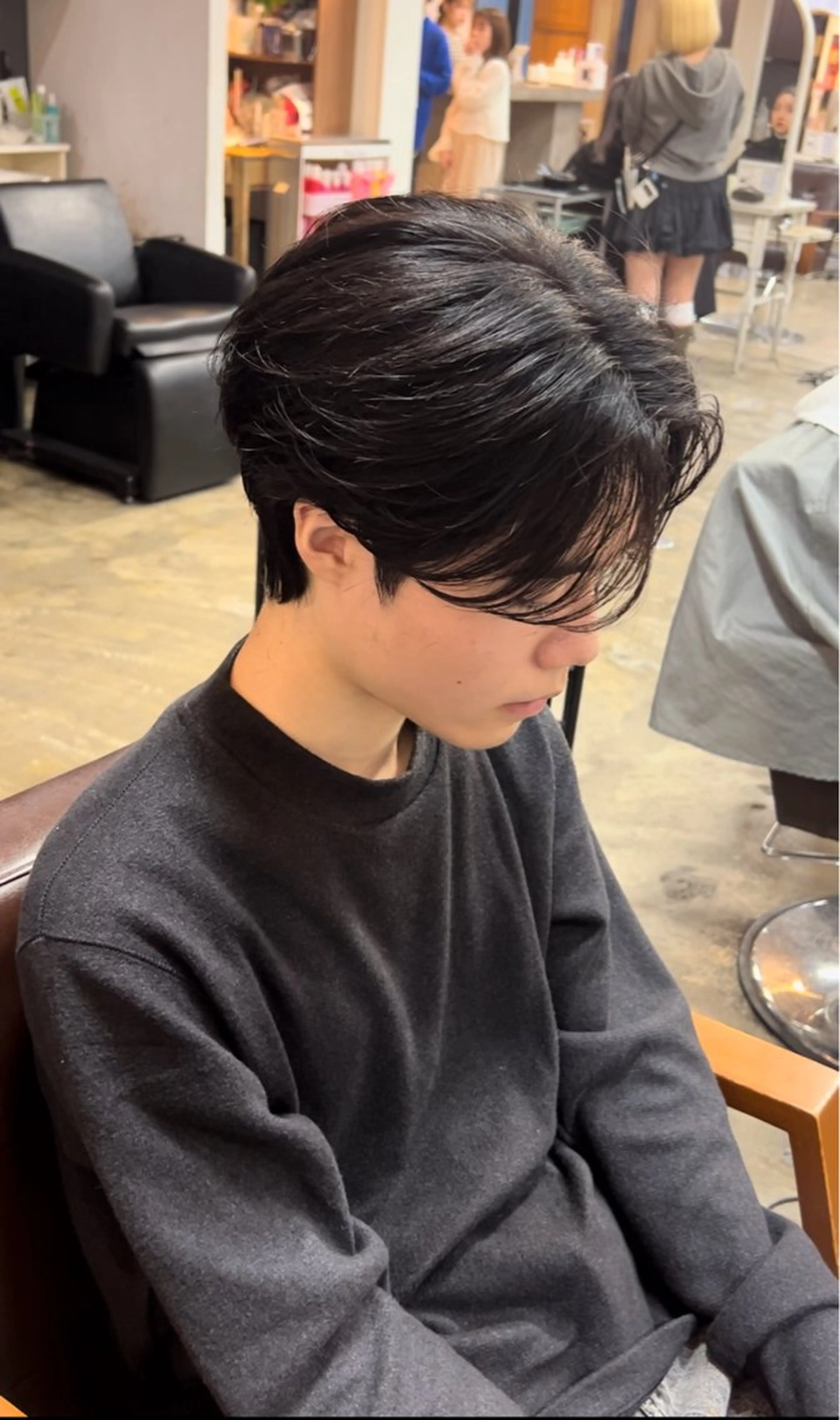 メンズ カット 縮毛矯正 トリートメント ヘアセット Pia/KIRIA /福岡美容室のヘアスタイル