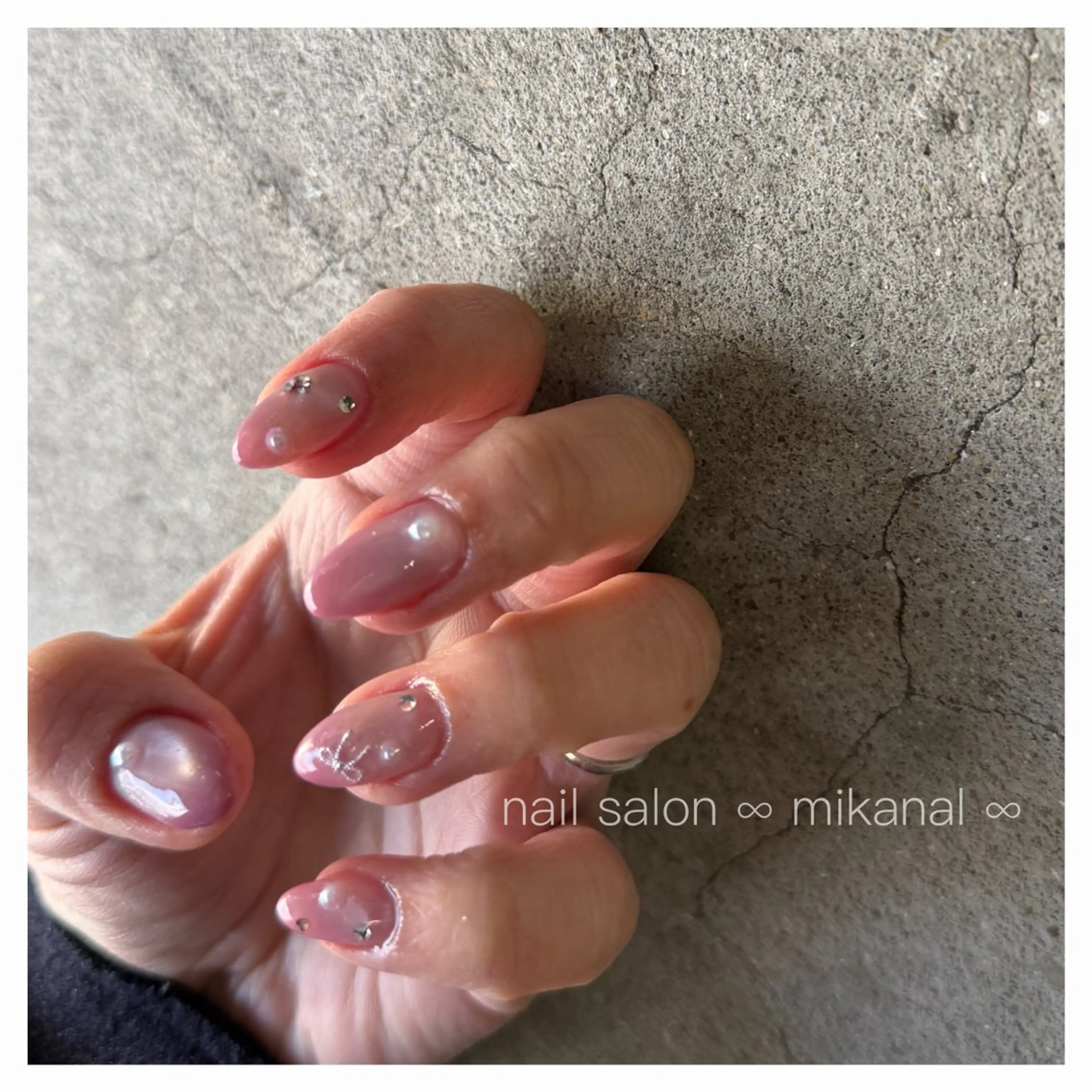 ネイル ハンドネイル nailsalon ∞ ﾐｶﾅﾙ ∞のネイルデザイン