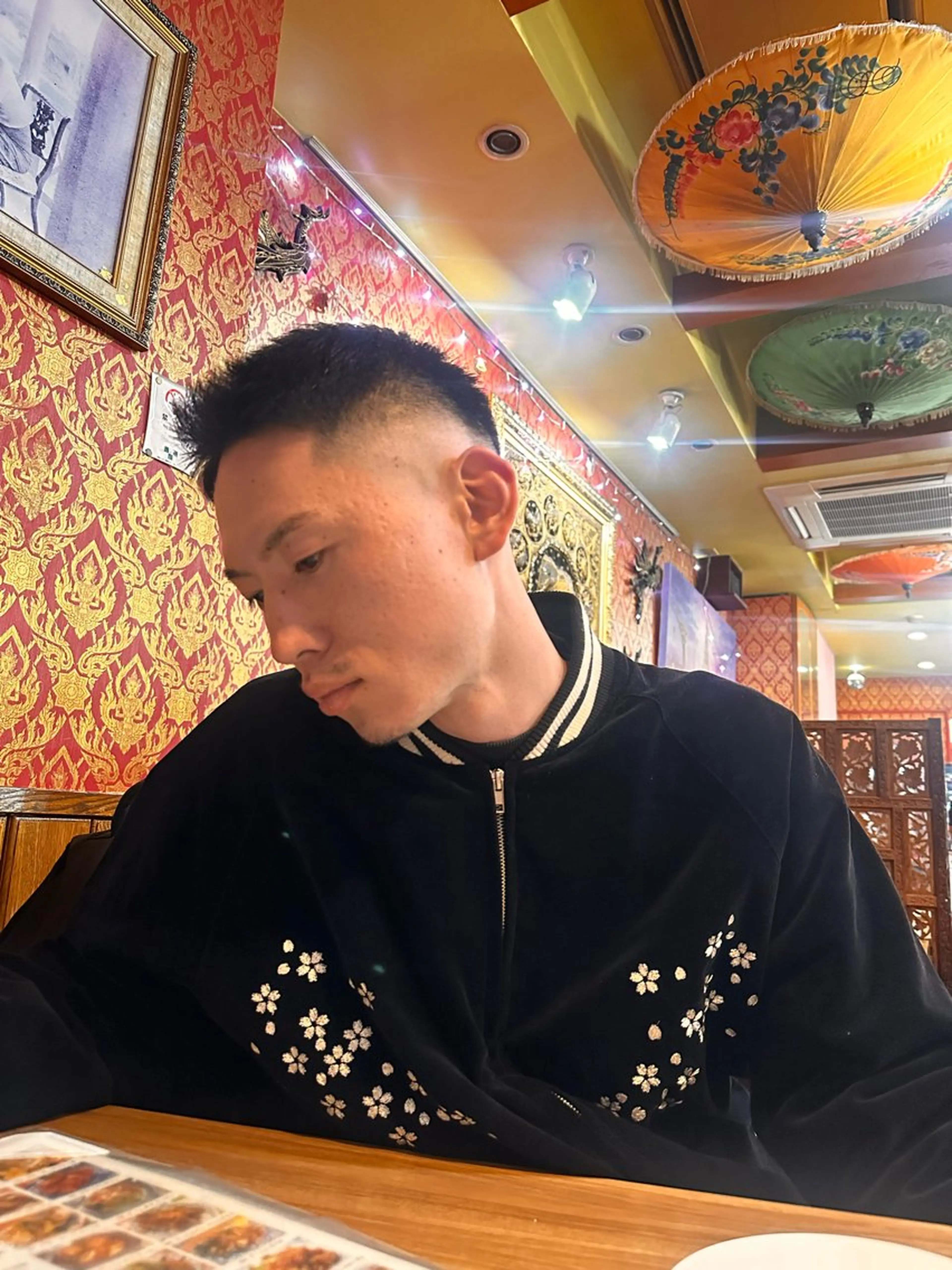 ショート パーマ メンズ センターパート フェードカット ツーブロック ショートヘア 池袋/FADE /メンズ特化のヘアスタイル