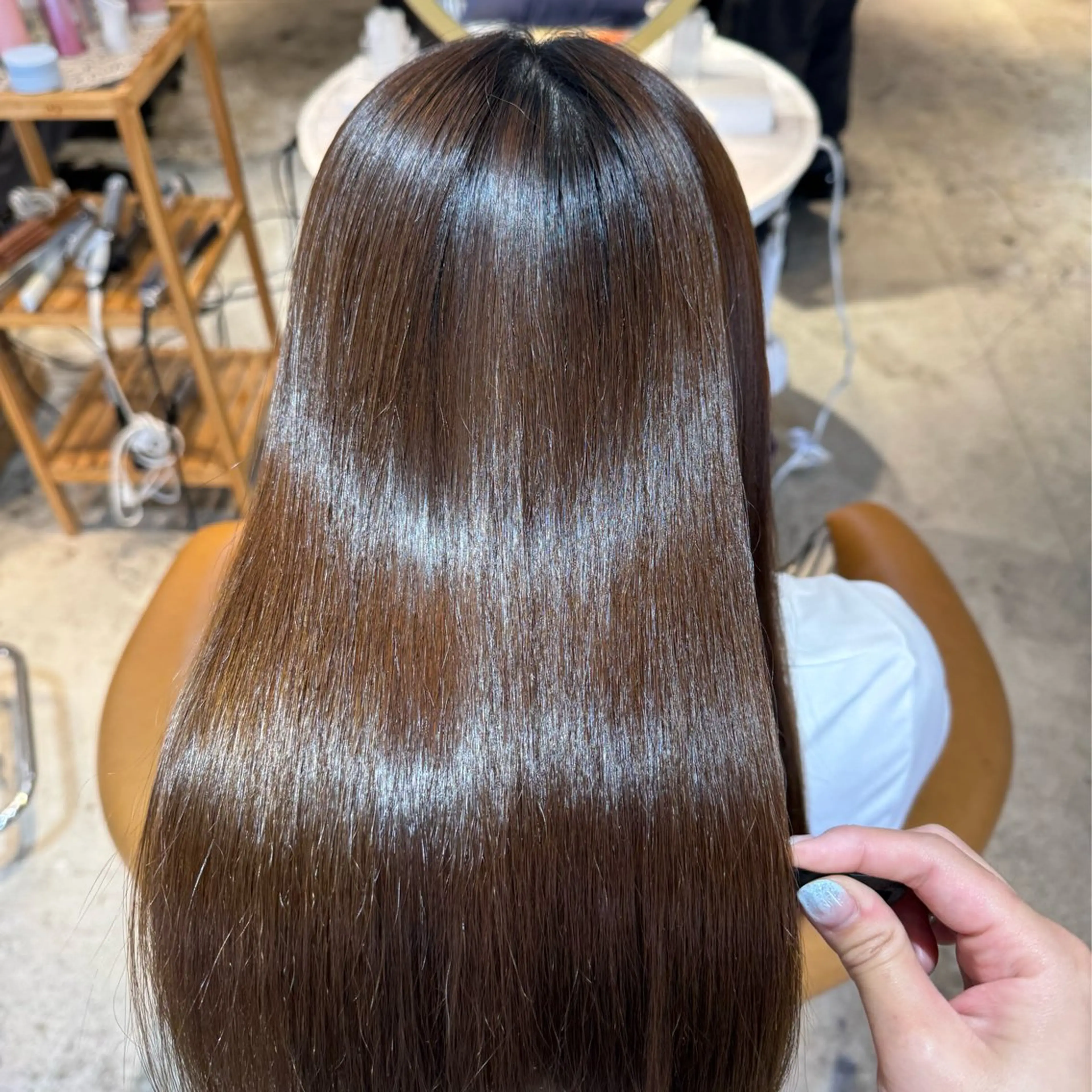 ロング 髪質改善 縮毛矯正 縮毛矯正 トリートメント ヘアセット 髪質改善/ボブ /韓国/erikoのヘアスタイル