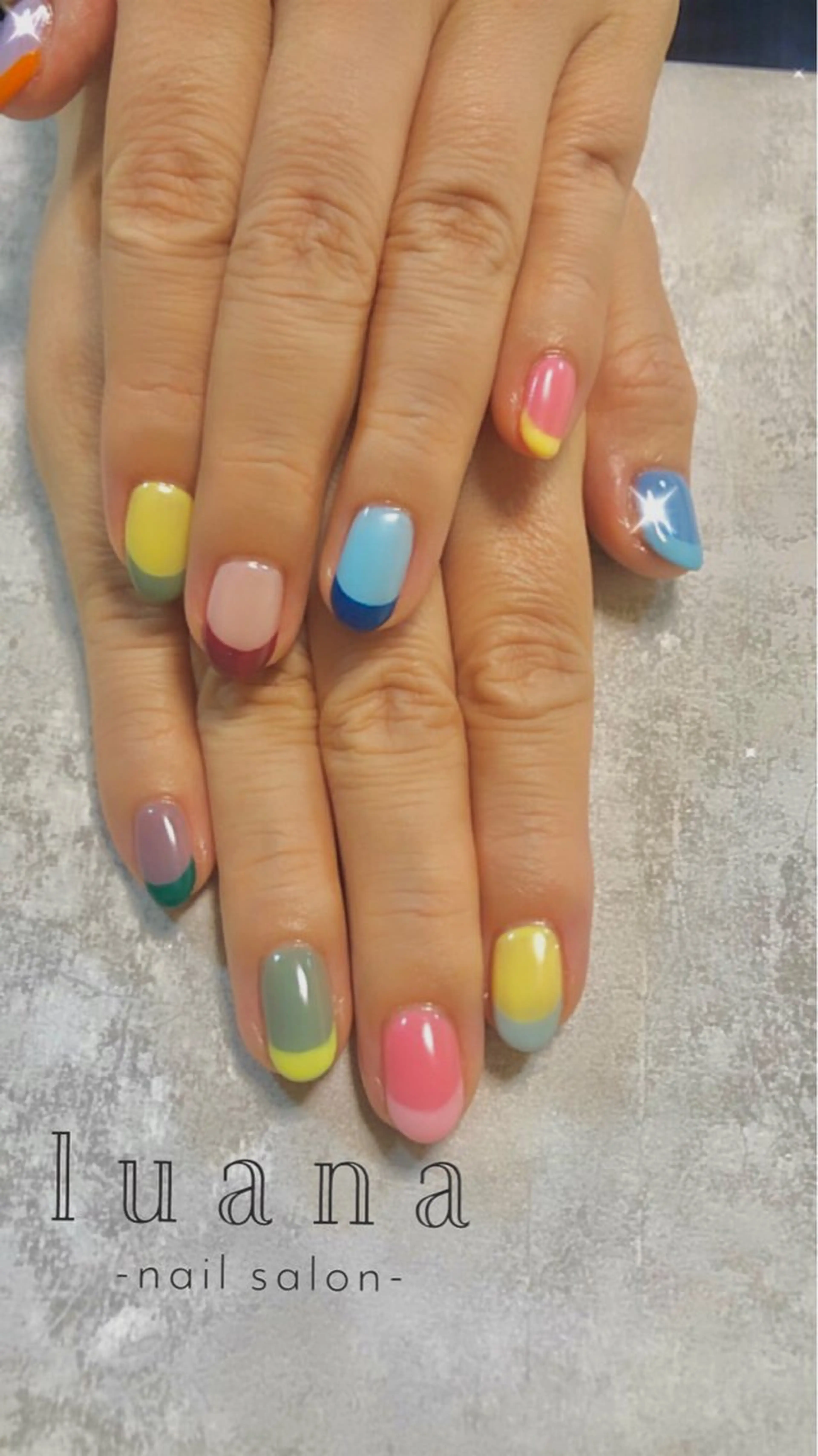 ネイル フレンチネイル luana ネイルサロンのネイルデザイン