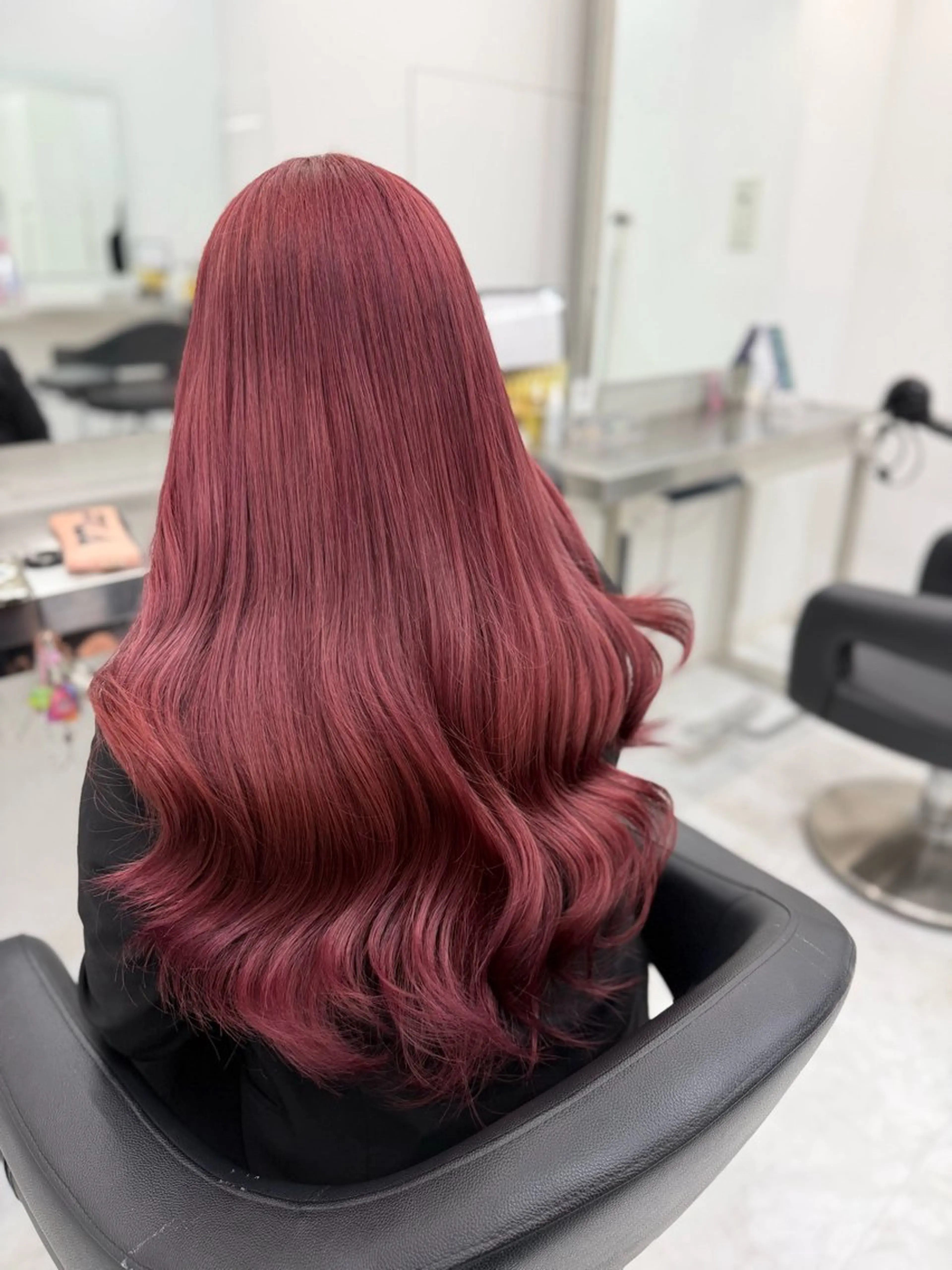 ロング ♡暖色ガーリー/ ピンク/かえで♡のヘアスタイル