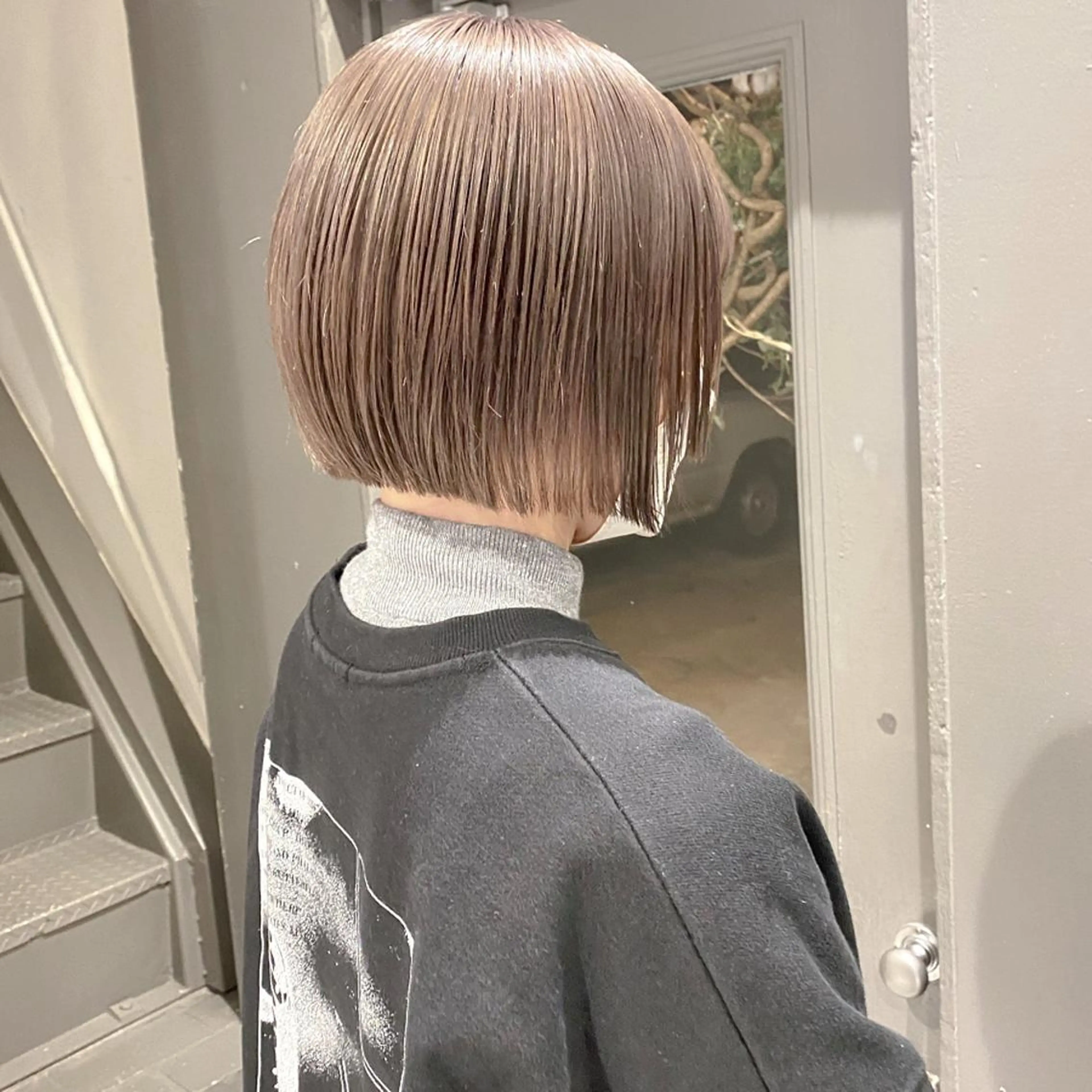 ショート カラー ボブ/ミニボブ 透明感カラーkadoのヘアスタイル