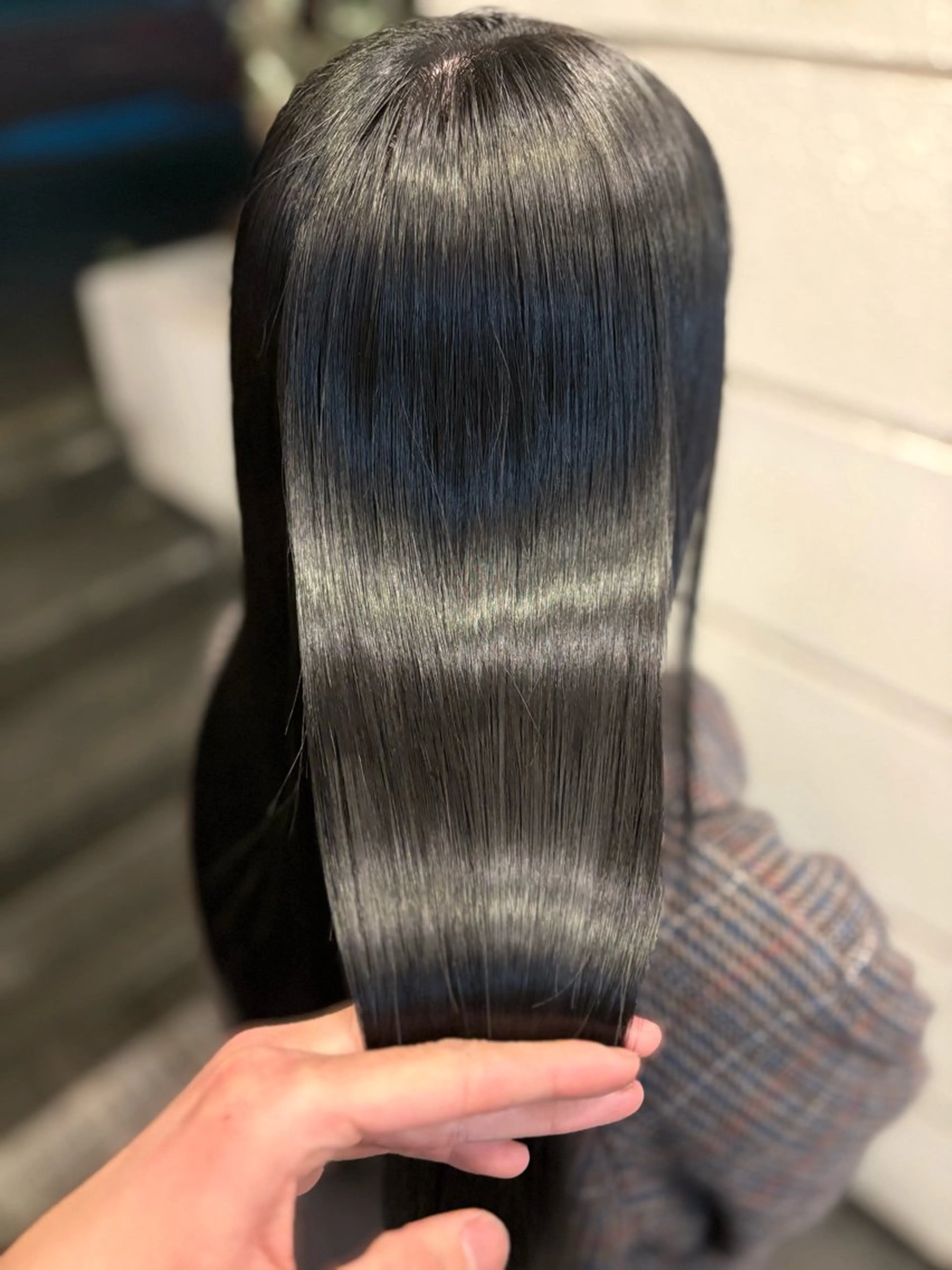 ロング 縮毛矯正 kenshin/艶髪 /似合わせカットのヘアスタイル