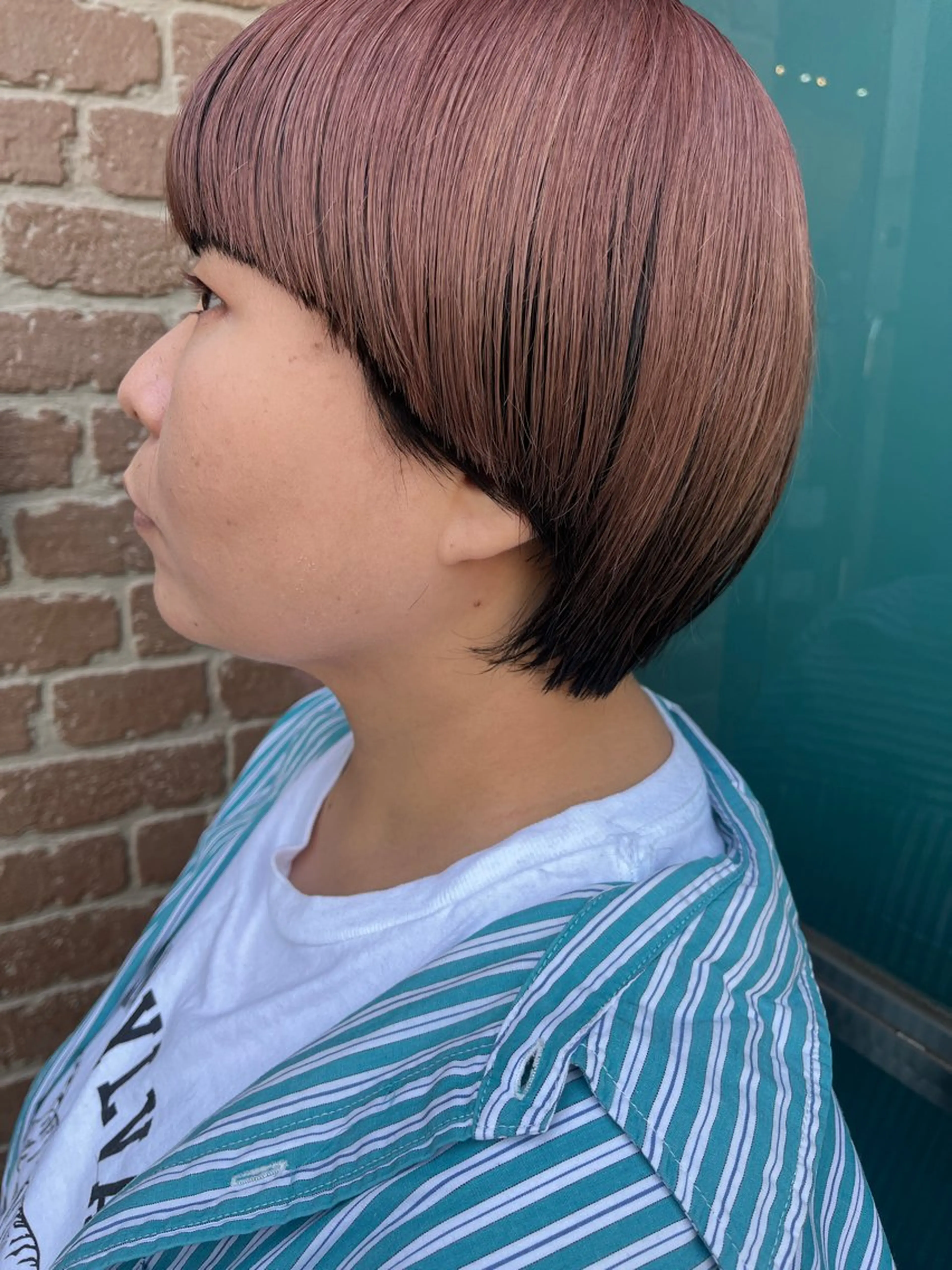 ミディアム カラー カット ヘアカラー ヘアセット 久木原 ゆりのヘアスタイル