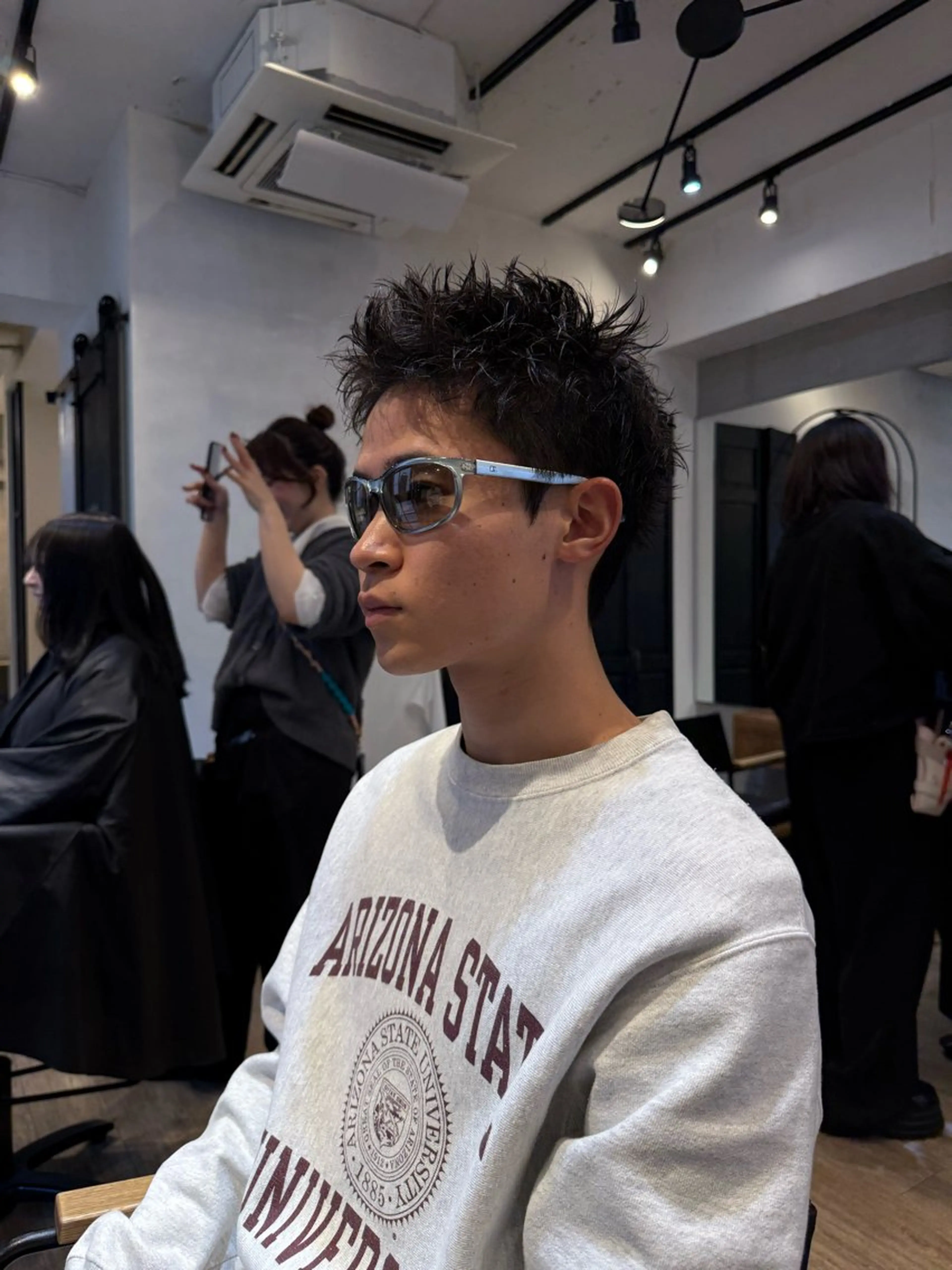 ショート パーマ メンズ メンズパーマ スパイキーショート ショートヘア カット パーマ heavenly by HAVANA新宿所属・メンズショート/ピン パーマ/新宿/フウガのヘアスタイル