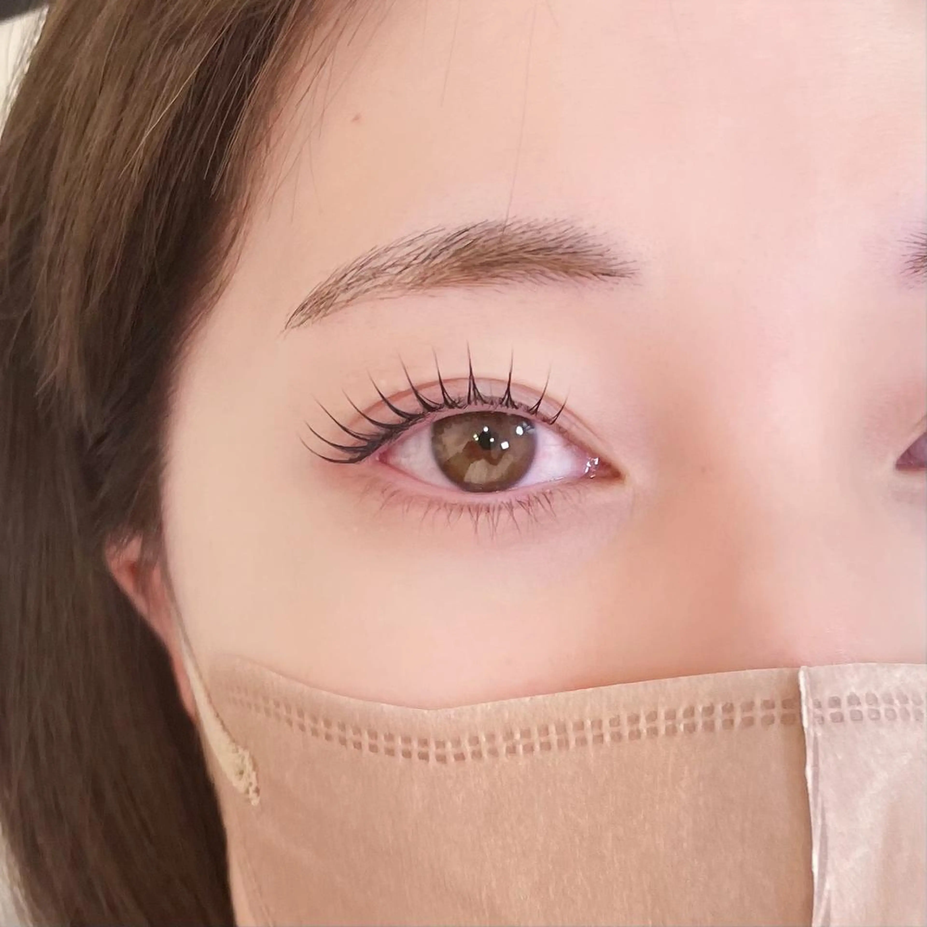 まつげパーマモデルの写真