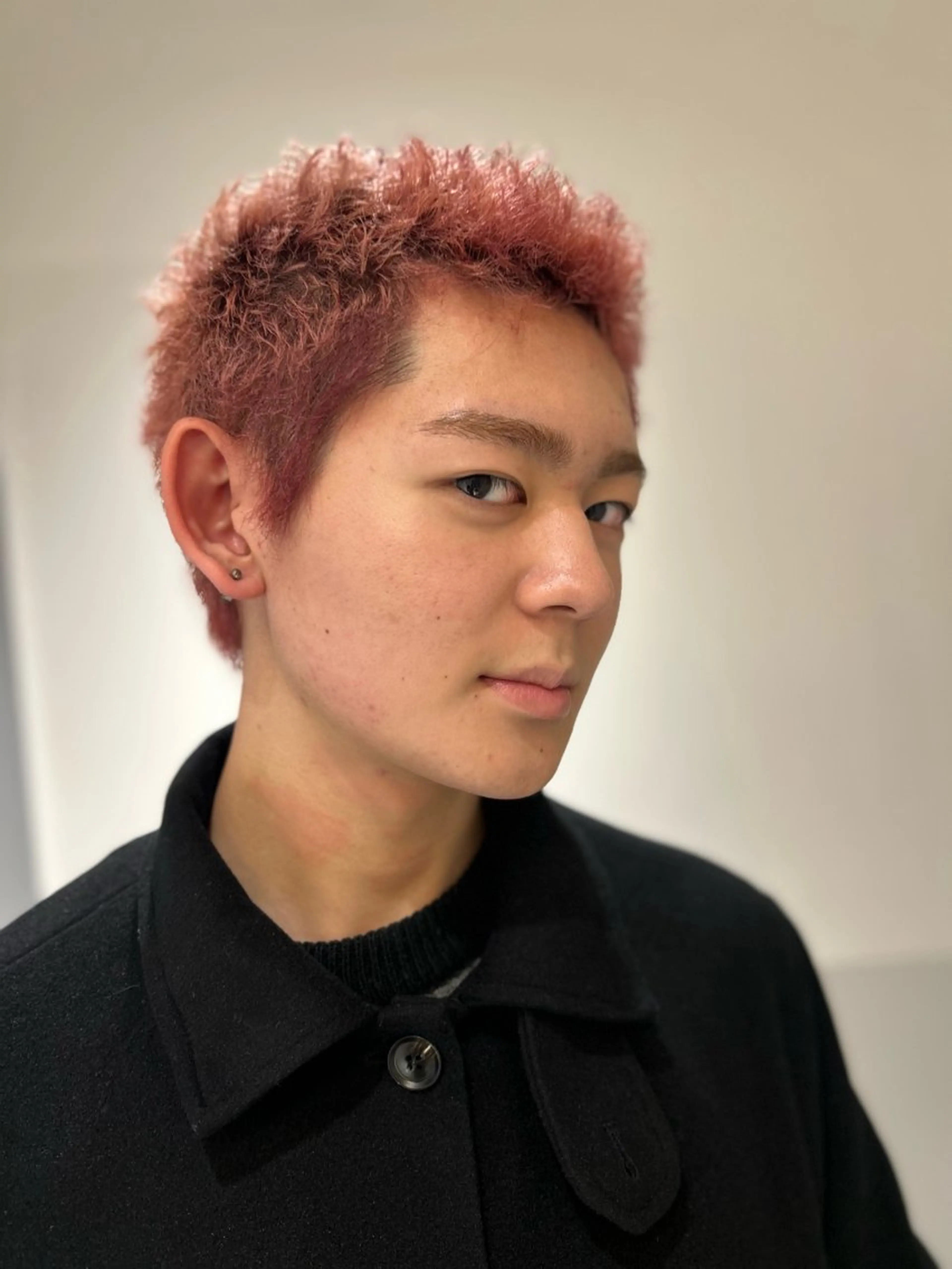 ショート カラー パーマ 骨格補正カット✂︎ 🌟菅野陽介🌟のヘアスタイル