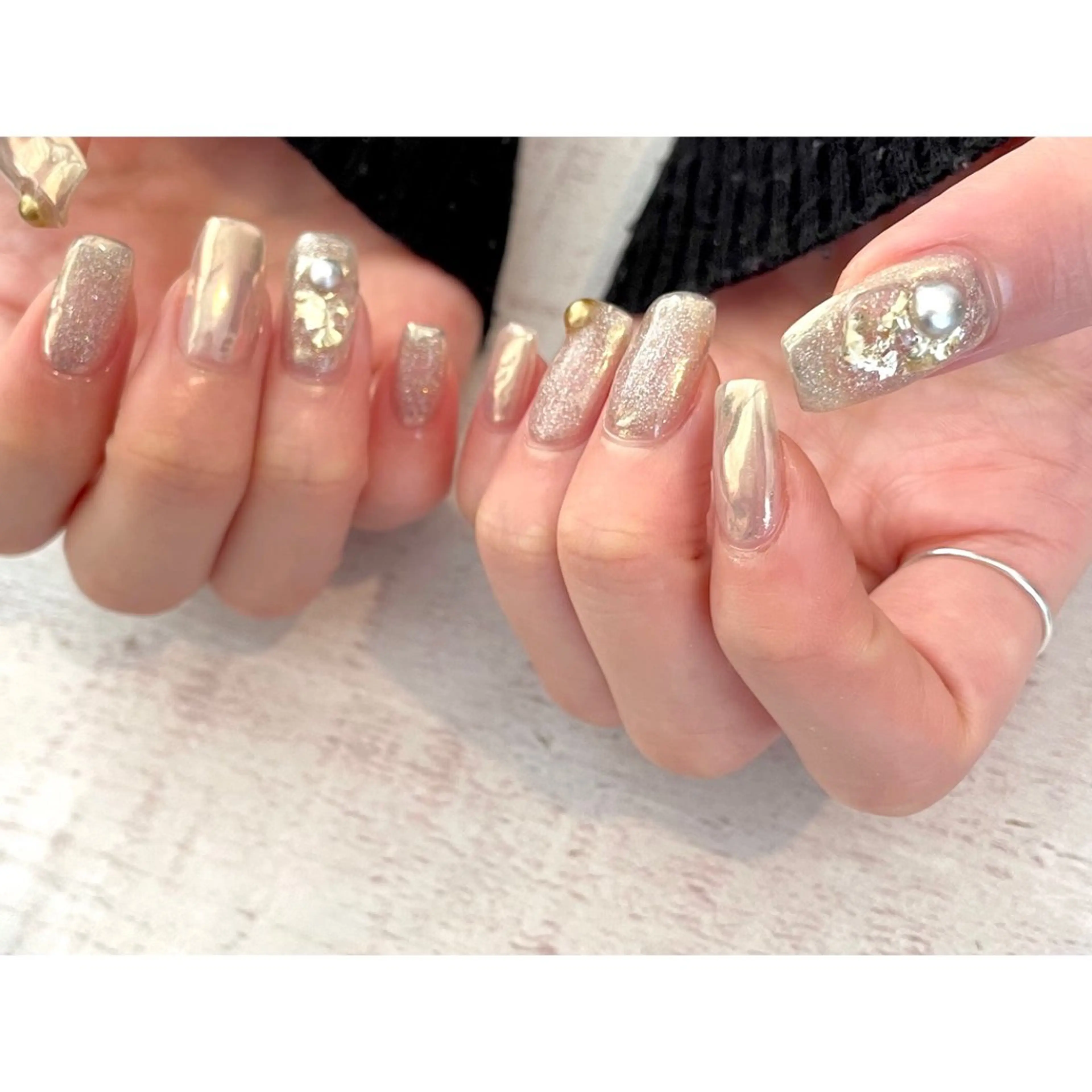 ネイル 𖡼 yumenoのネイルデザイン