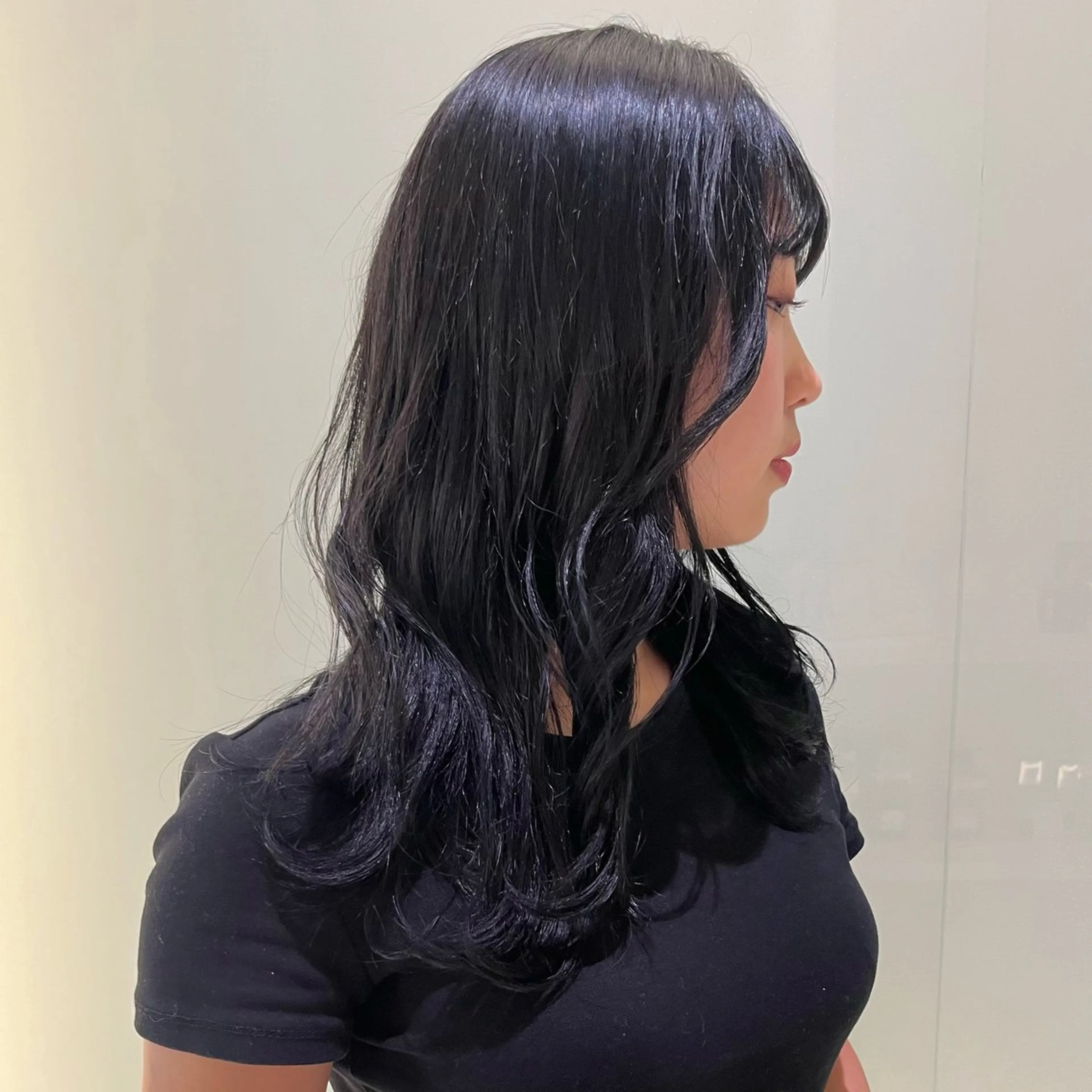 ロング カラー 黒髪 トリートメント ヘアカラー トリートメント Miyu🎀レイヤー ／透明感カラー🪽のヘアスタイル