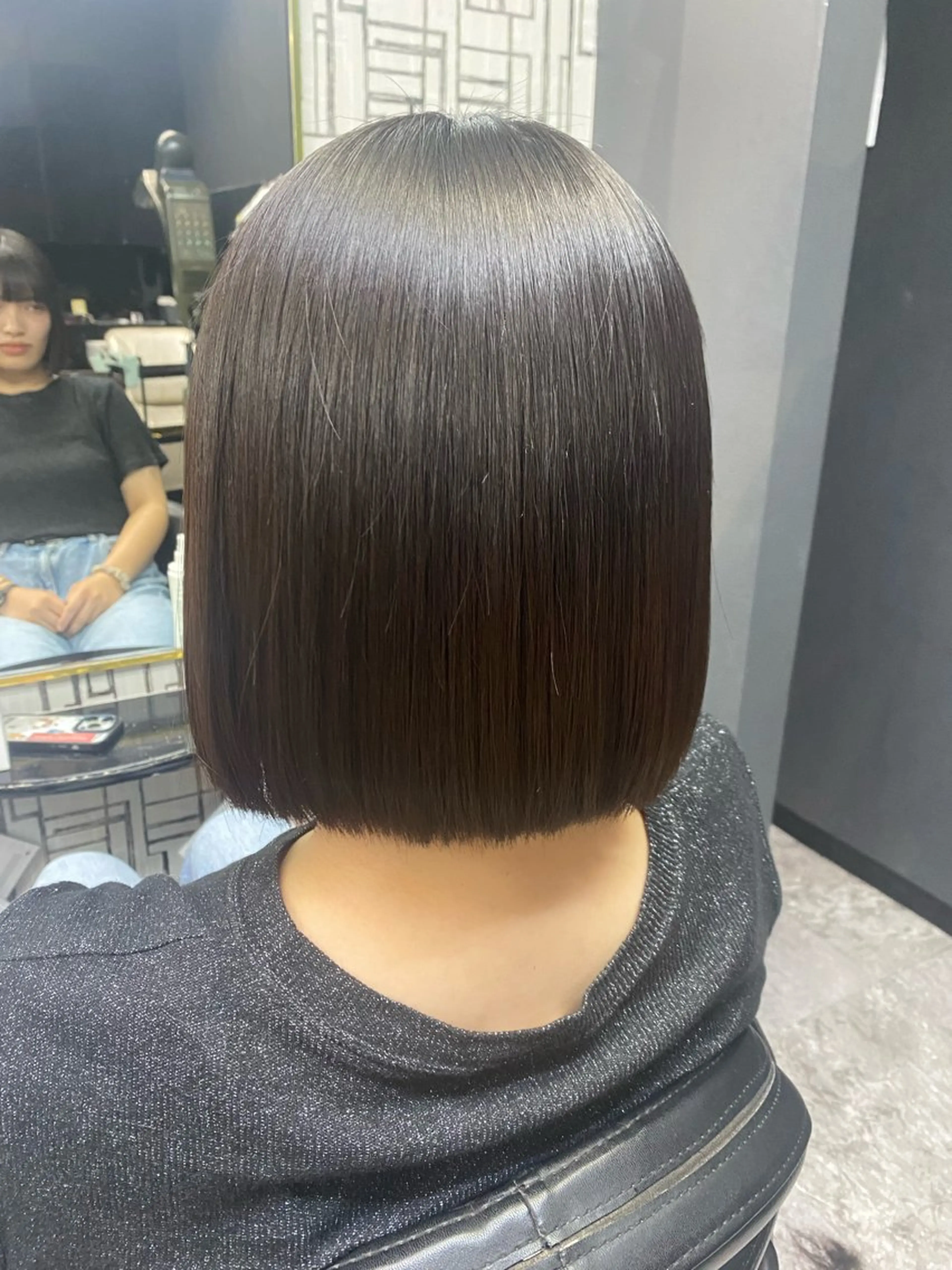 ミディアム 髪質改善 縮毛矯正 縮毛矯正 池田 亮雅のヘアスタイル