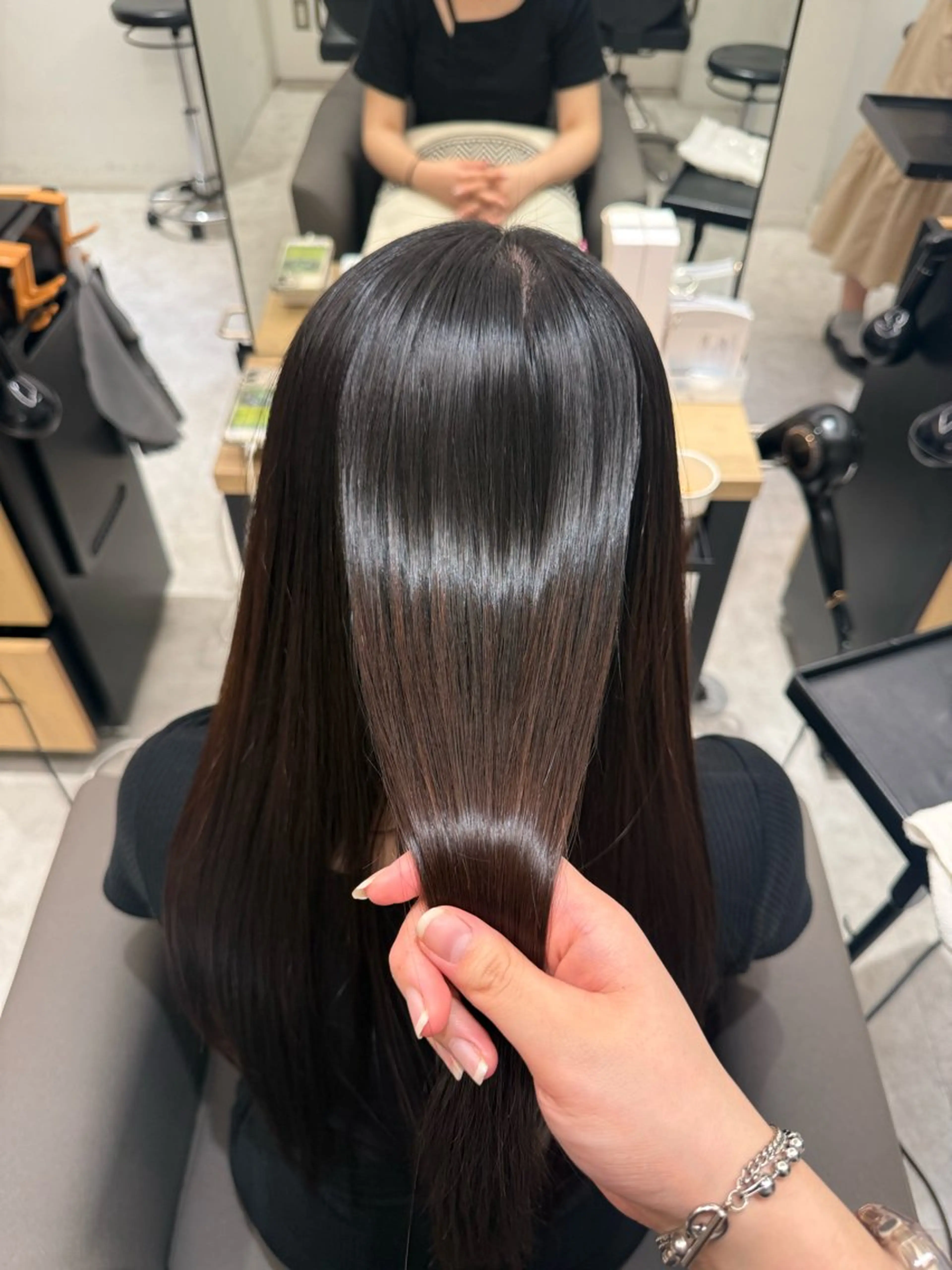 パーマ 縮毛矯正 縮毛矯正 かとう きりん🎀🪽のヘアスタイル