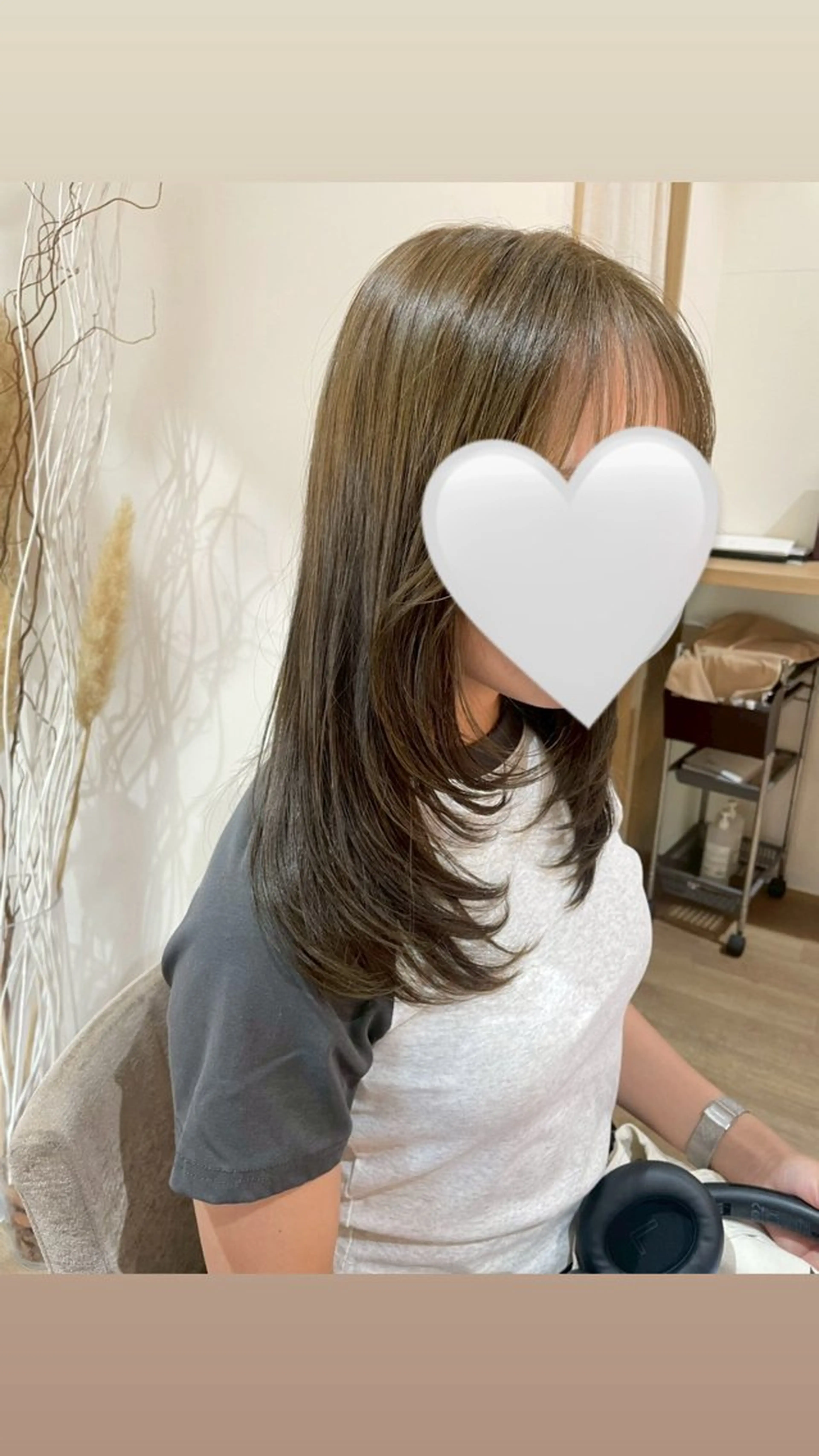 セミロング レイヤーカット akira bisou hairのマツエク・マツパデザイン