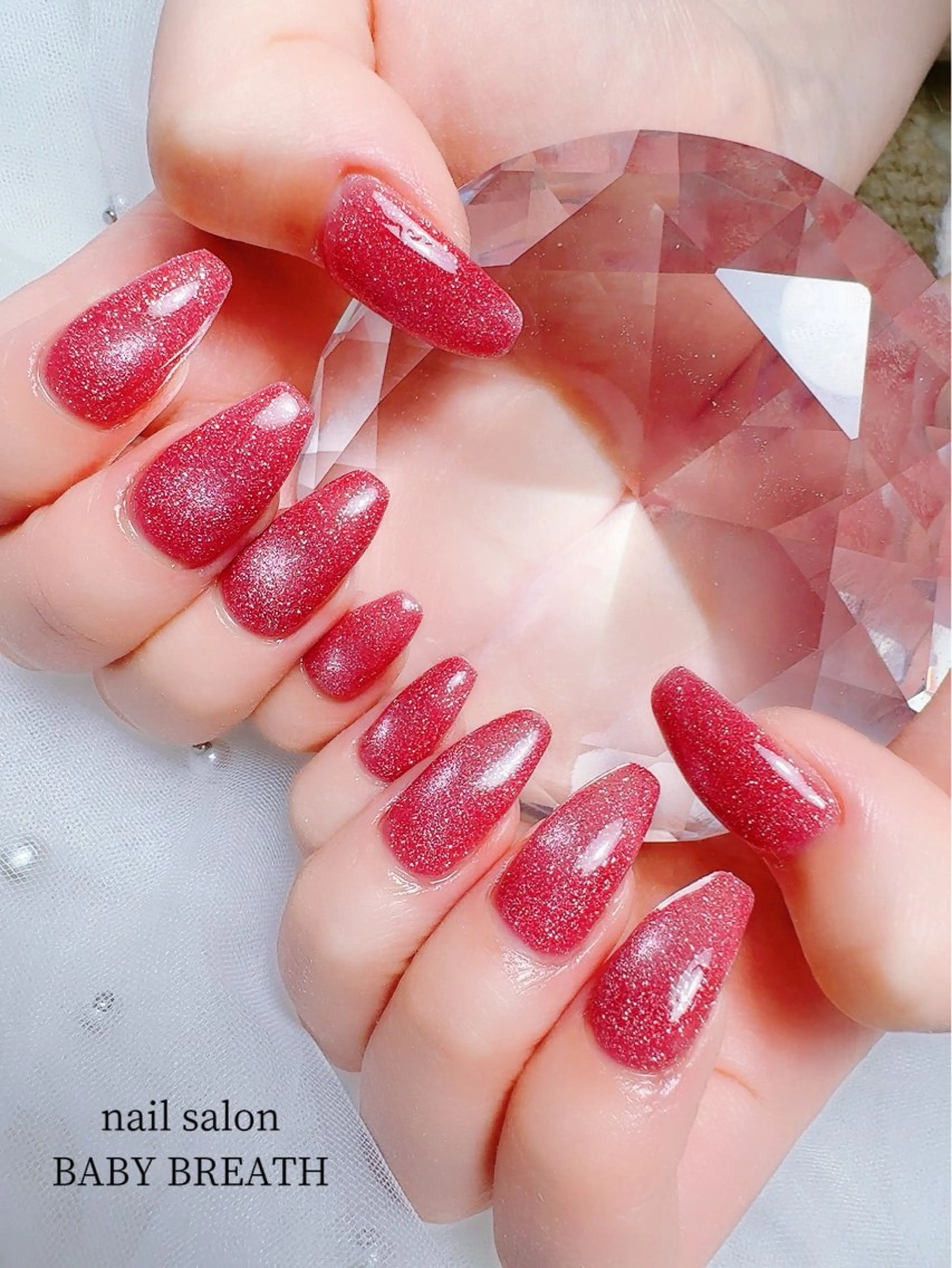 ネイル アートネイル フラッシュネイル フットネイル グラデーション ラメ(グリッター) ハンドネイル BABY  BREATH所属・y natsumiのネイルデザイン