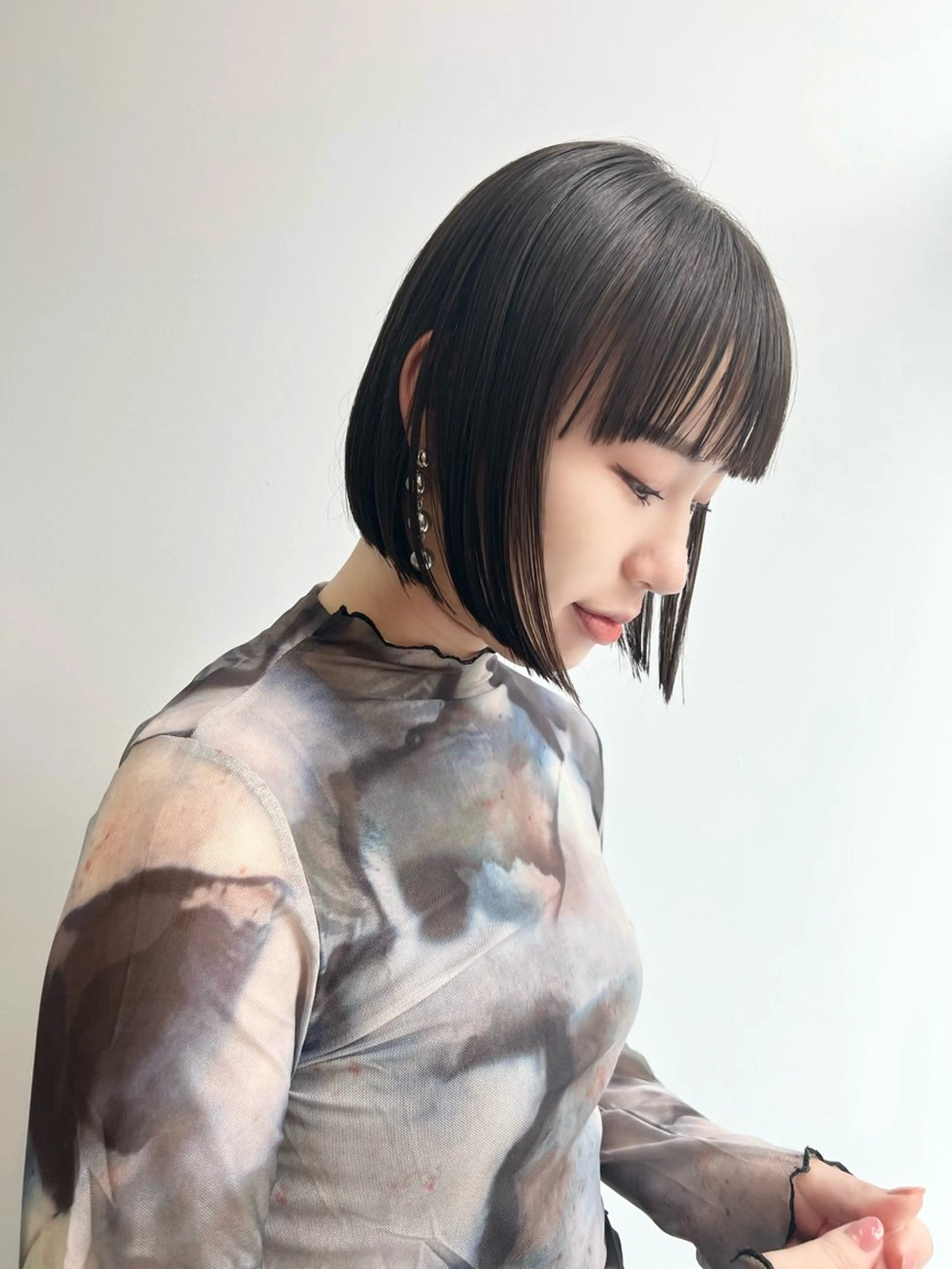 ショート ショート/レイヤー/ パーマ　水野のヘアスタイル