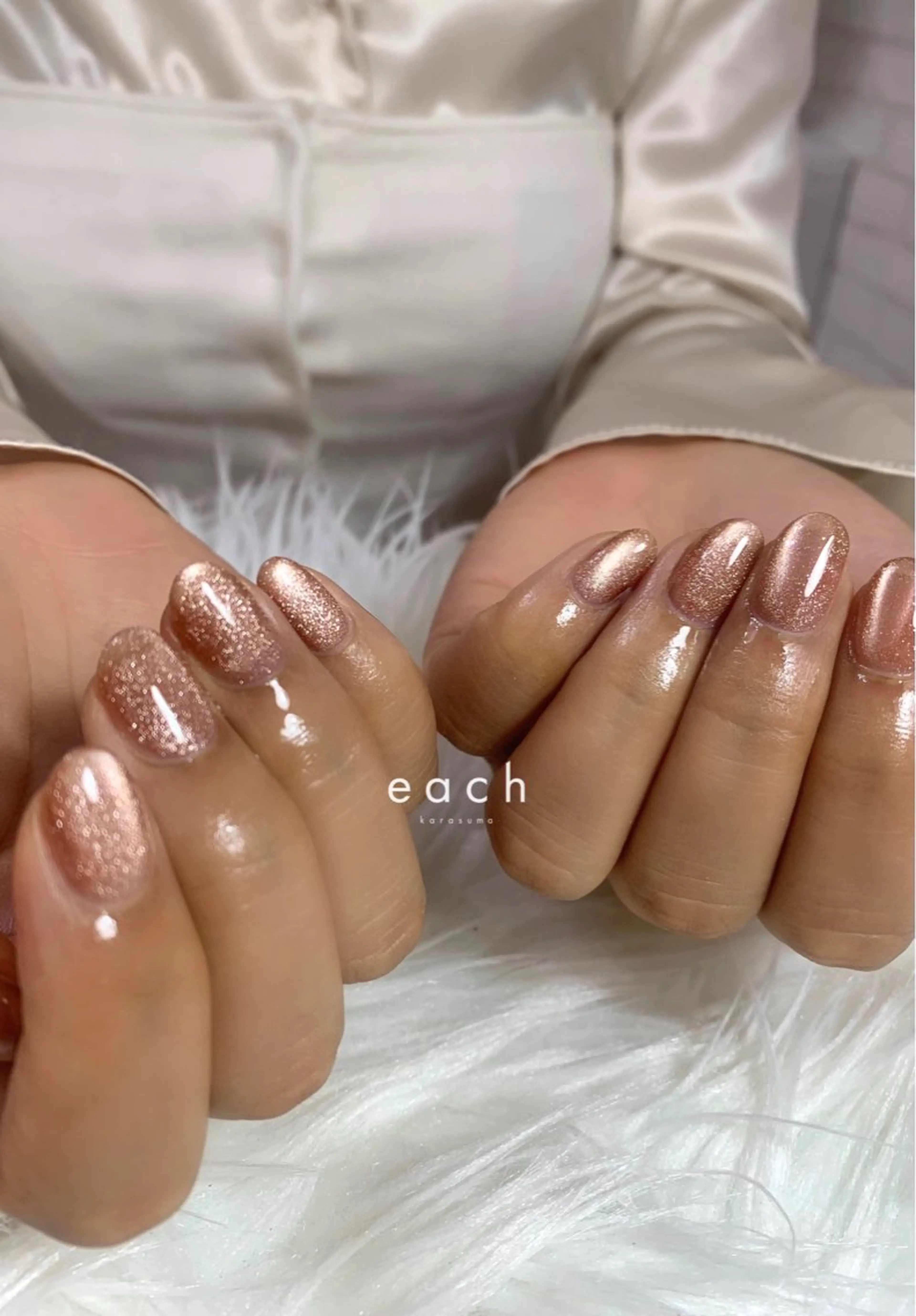 ネイル マグネットネイル each Hibikiのネイルデザイン